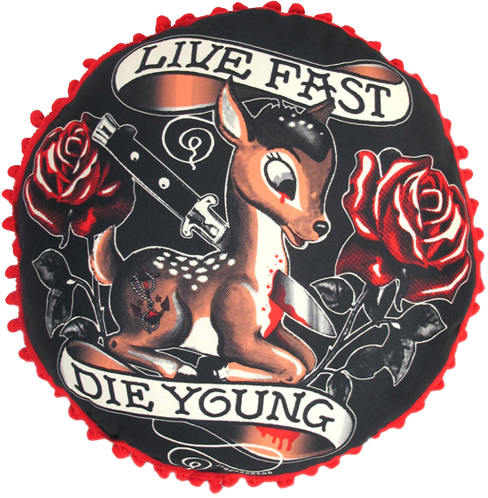 Liquor_Brand_LIVE_FAST-DIE_YOUNG_Oldschool_Tattoo_PILLOW_Kissen