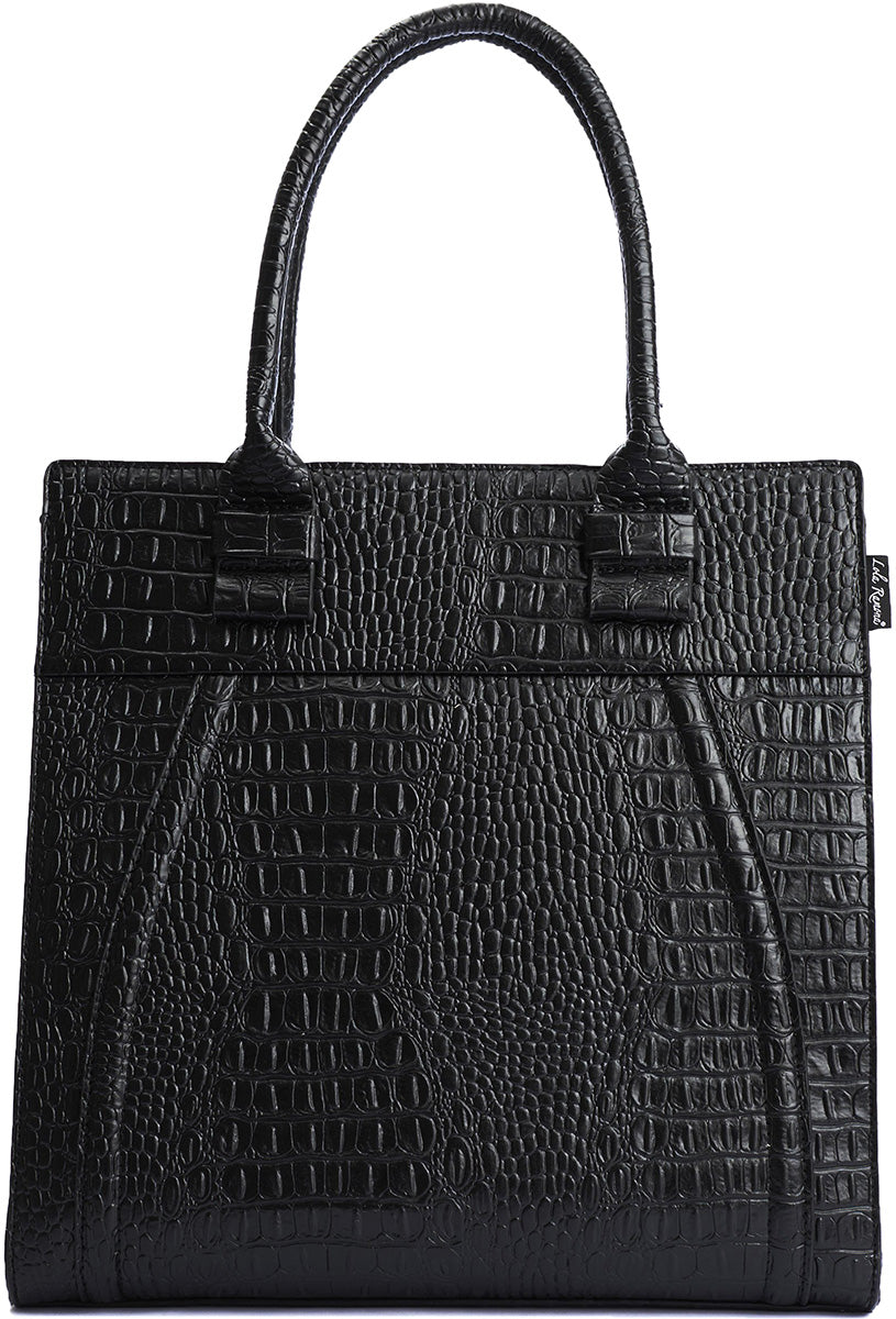 Lola_Ramona_ANGEL_DEMEANOR_Vintage_KROKO_Tassel_TASCHE_Handbag-3