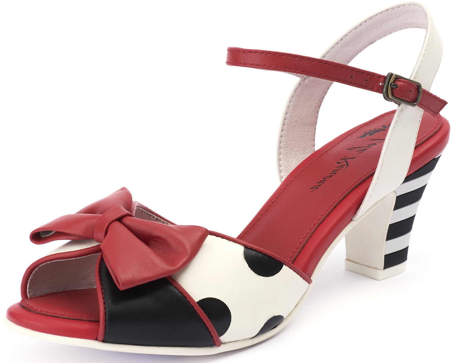 Lola_Ramona_AVA_ALL_HERO_Sling_Bow_PEEP_TOE_Polka_Dot_Stripes_PUMPS-1