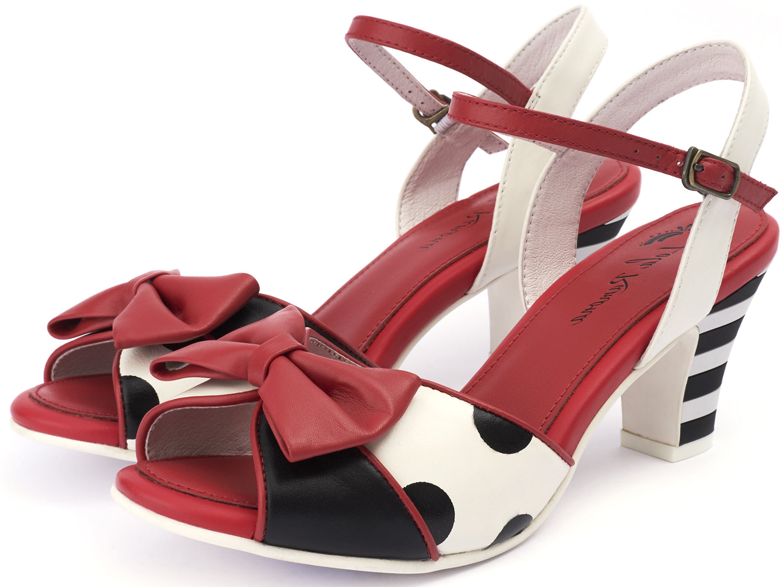 Lola_Ramona_AVA_ALL_HERO_Sling_Bow_PEEP_TOE_Polka_Dot_Stripes_PUMPS-4