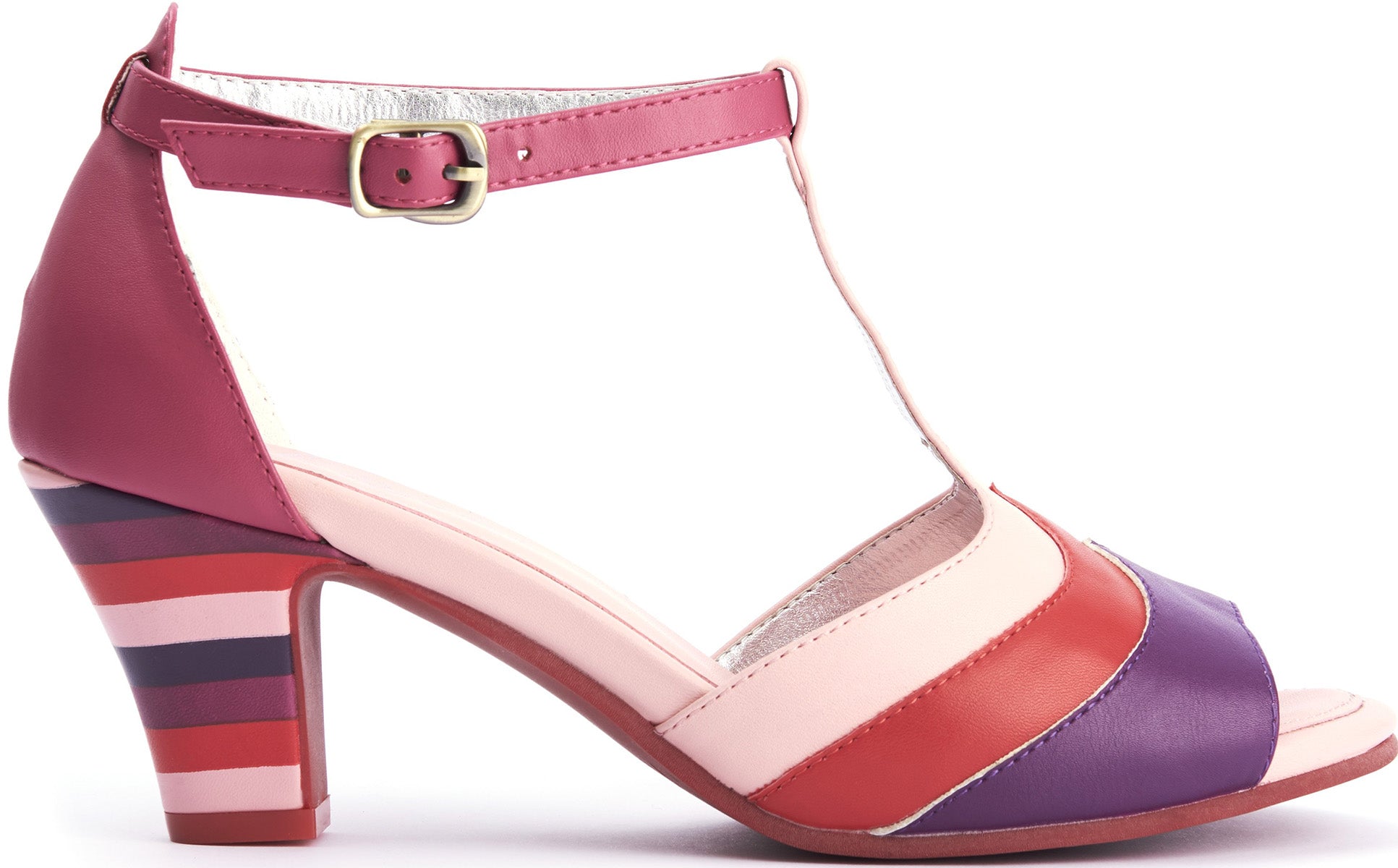 Lola_Ramona_AVA_CRUSH_Riemchen_PEEP_TOE_Striped_Vintage_PUMPS-2