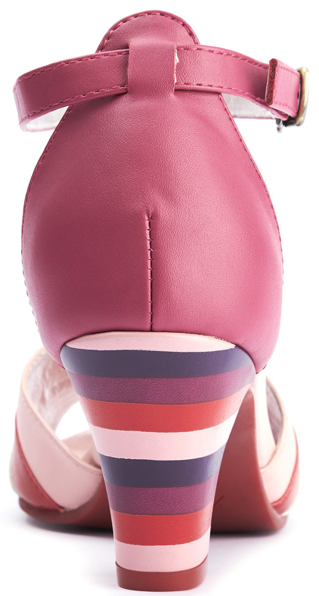 Lola_Ramona_AVA_CRUSH_Riemchen_PEEP_TOE_Striped_Vintage_PUMPS-5