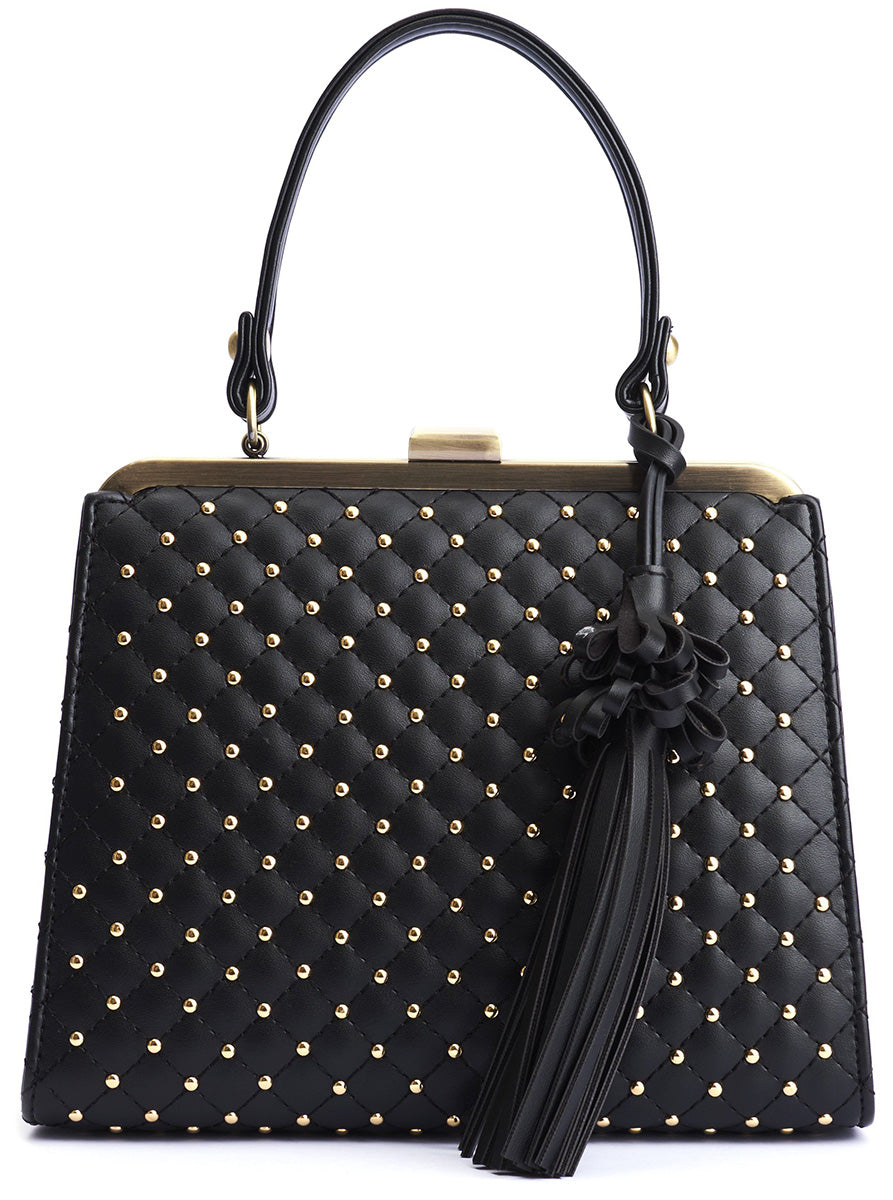 Lola_Ramona_INEZ_PRESTIGE_Vintage_QUILT_Nieten_KISSLOCK_Tasche_Handbag-1