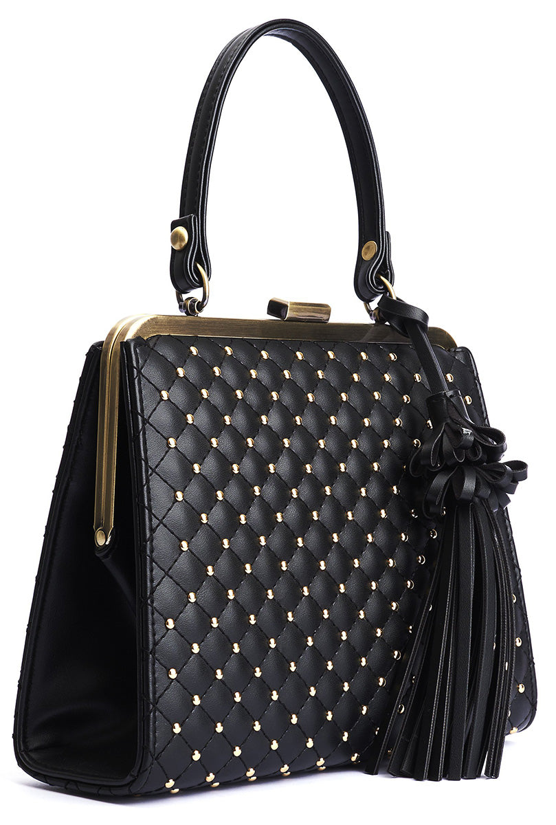 Lola_Ramona_INEZ_PRESTIGE_Vintage_QUILT_Nieten_KISSLOCK_Tasche_Handbag-2