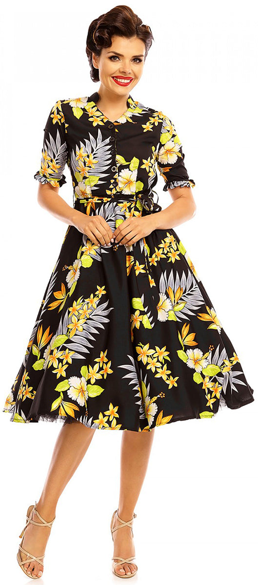 Looking_Glam_MARIJA_Vintage_50s_HIBISKUS_Flower_Floral_DRESS_Kleid-2WmxllCeL7vPOF