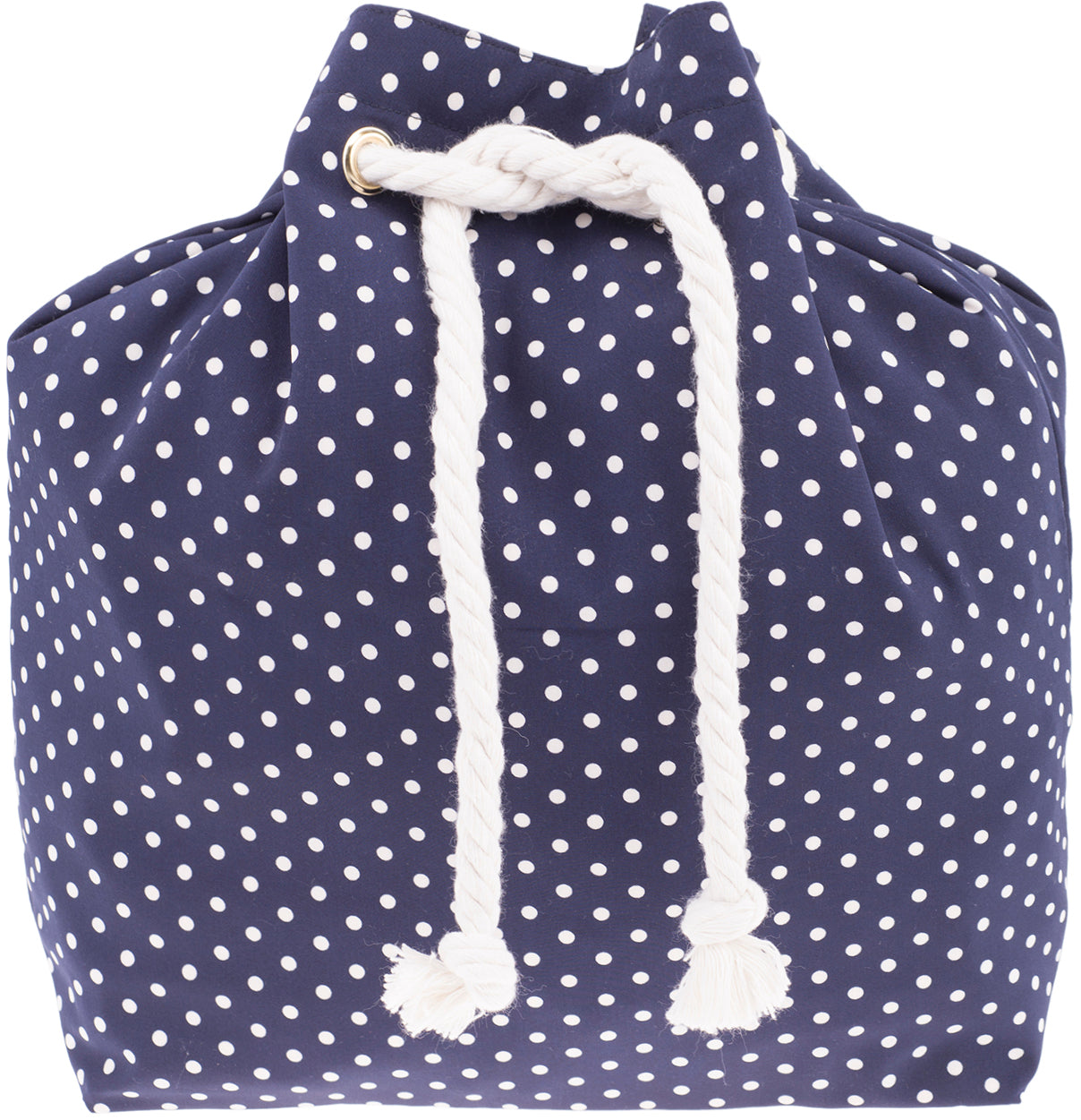 Lovely_POLKA_DOTS_Punkte_50s_Retro_Turnbeutel_RUCKSACK_Gymsack_blauhEuqjpvMp57O8