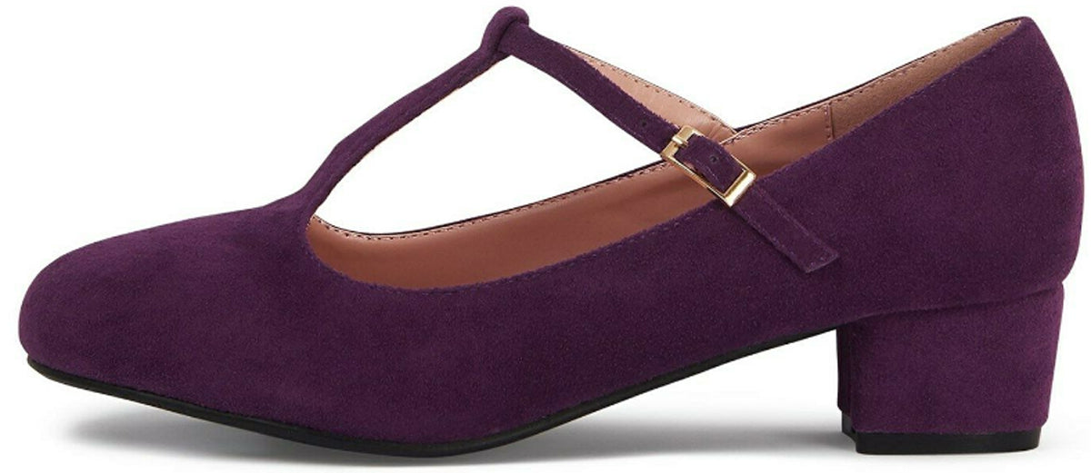 Lulu_Hun_CHRISSIE_Vintage_FAUX_SUEDE_Mary_Jane_BLOCK_HEEL_Retro_PUMPS_Lila_killer_kirschelVdfQPt7d4Exj