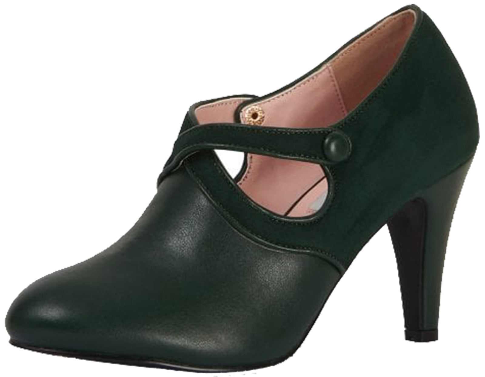 Lulu_Hun_ELODIE_Vintage_CROSS_OVER_STRAPS_40s_50s_HEELS_Pumps_Gruen_killer_kirscheF0RybfCfiVzR9