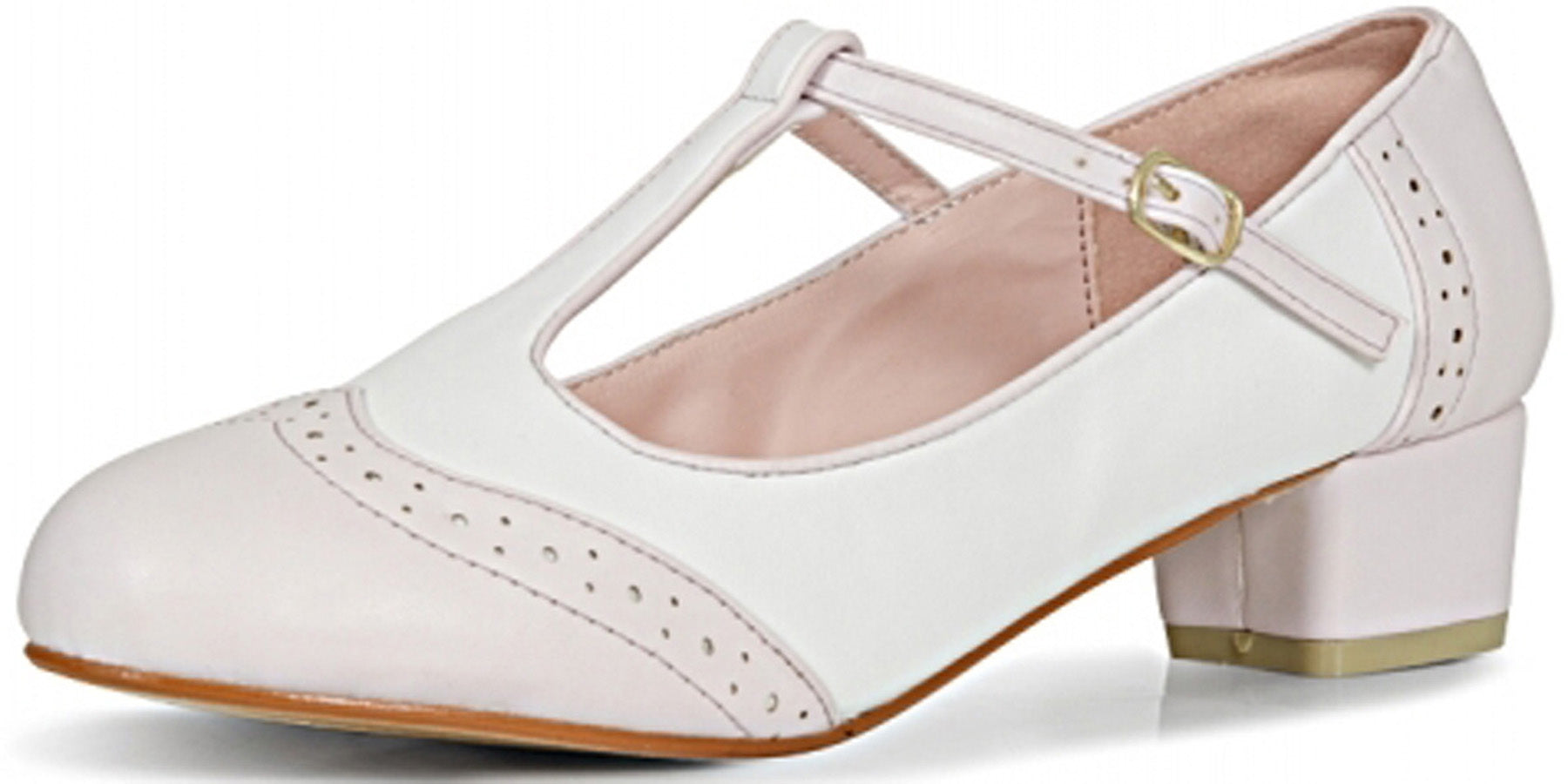 Lulu_Hun_GEORGIA_Vintage_Budapester_BROGUE_Mary_Jane_50s_PUMPS_Weiss-Rosa_killer_kirsche