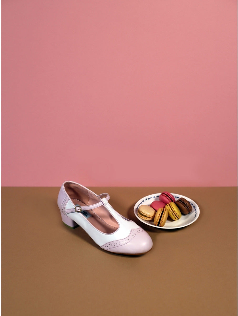 Lulu_Hun_GEORGIA_Vintage_Budapester_BROGUE_Mary_Jane_Retro_PUMPS_Weiss_killer_kirsche_3