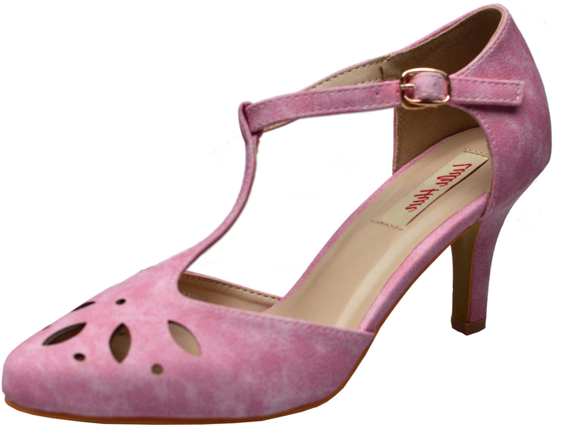 Lulu_Hun_JOAN_Vintage_T-Strap_Floral_Cut-Out_Pin_Up_50s_High_Heel_PUMPS_rosa