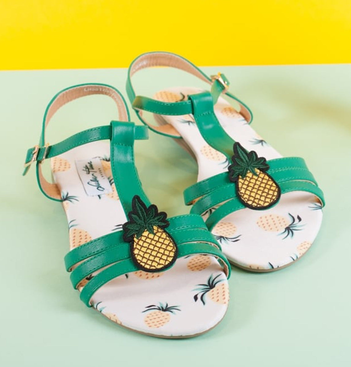 Lulu_Hun_LOTTIE_Retro_PINEAPPLE_Ananas_Riemchen_SANDALEN_Schuhe-3