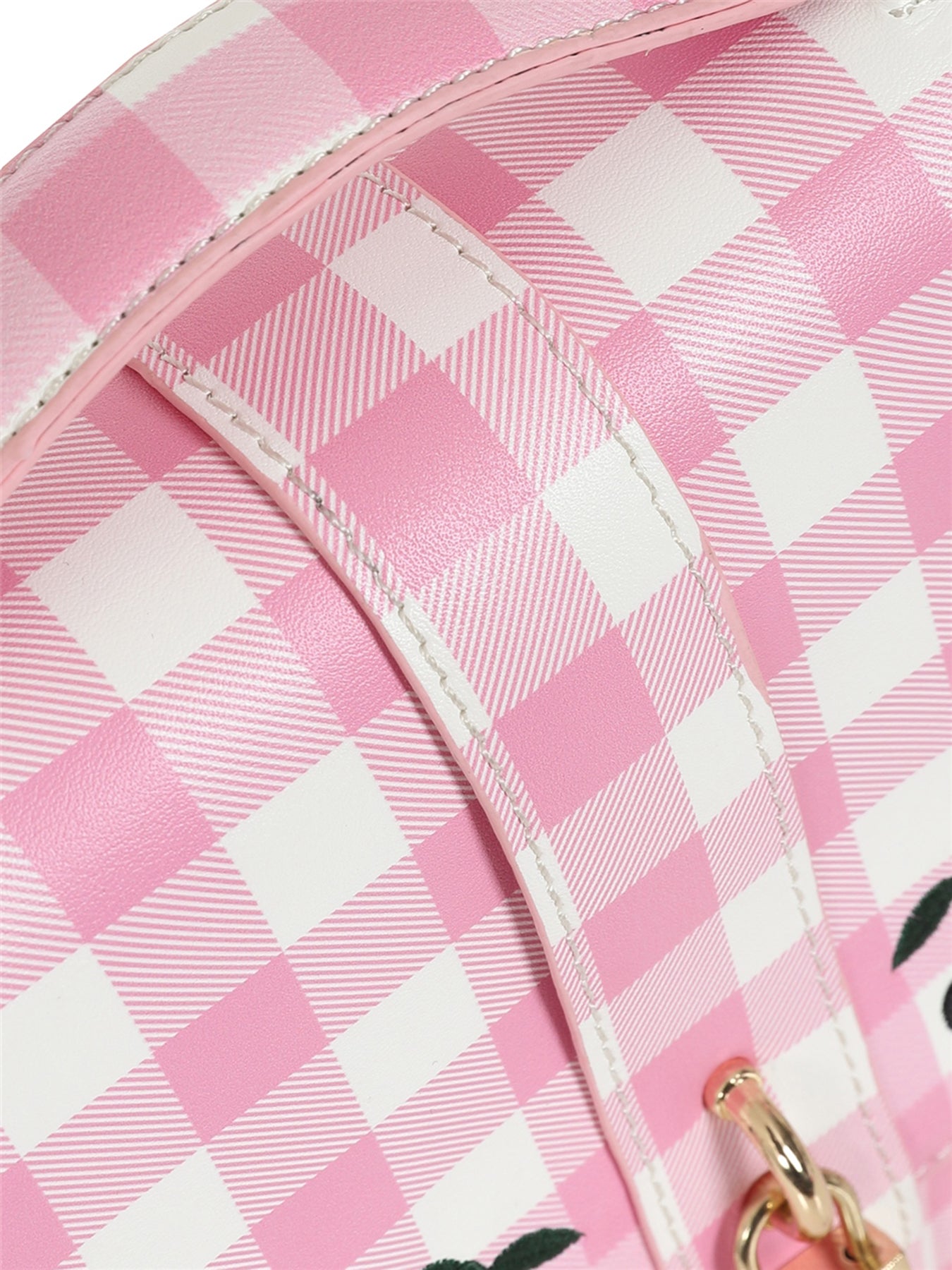 Lulu_Hun_LYDIA_Gingham_CHERRIES_Kirschen_50s_SADDLE_HANDBAG_Umhaengetasche_Rosa_Killer_Kirsche-4