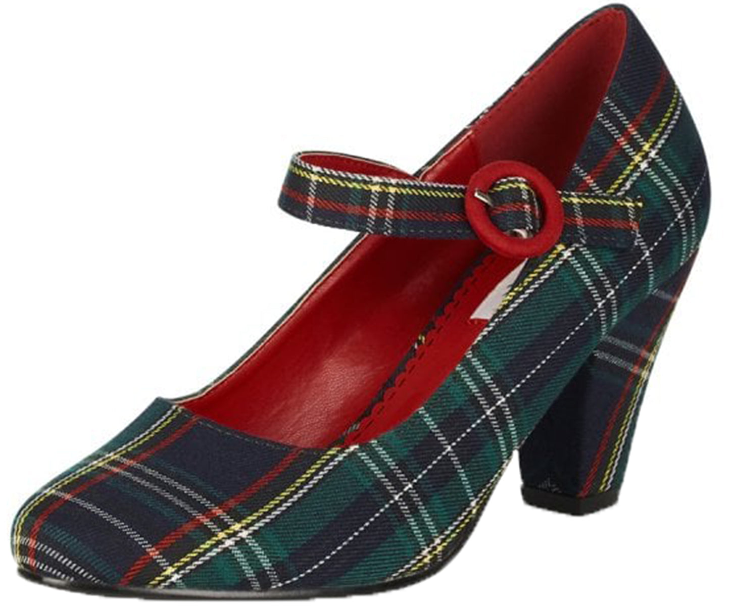 Lulu_Hun_MARIANNE_Vintage_TARTAN_Karo_Mary_Jane_PUMP_High_Heel_Blau-1