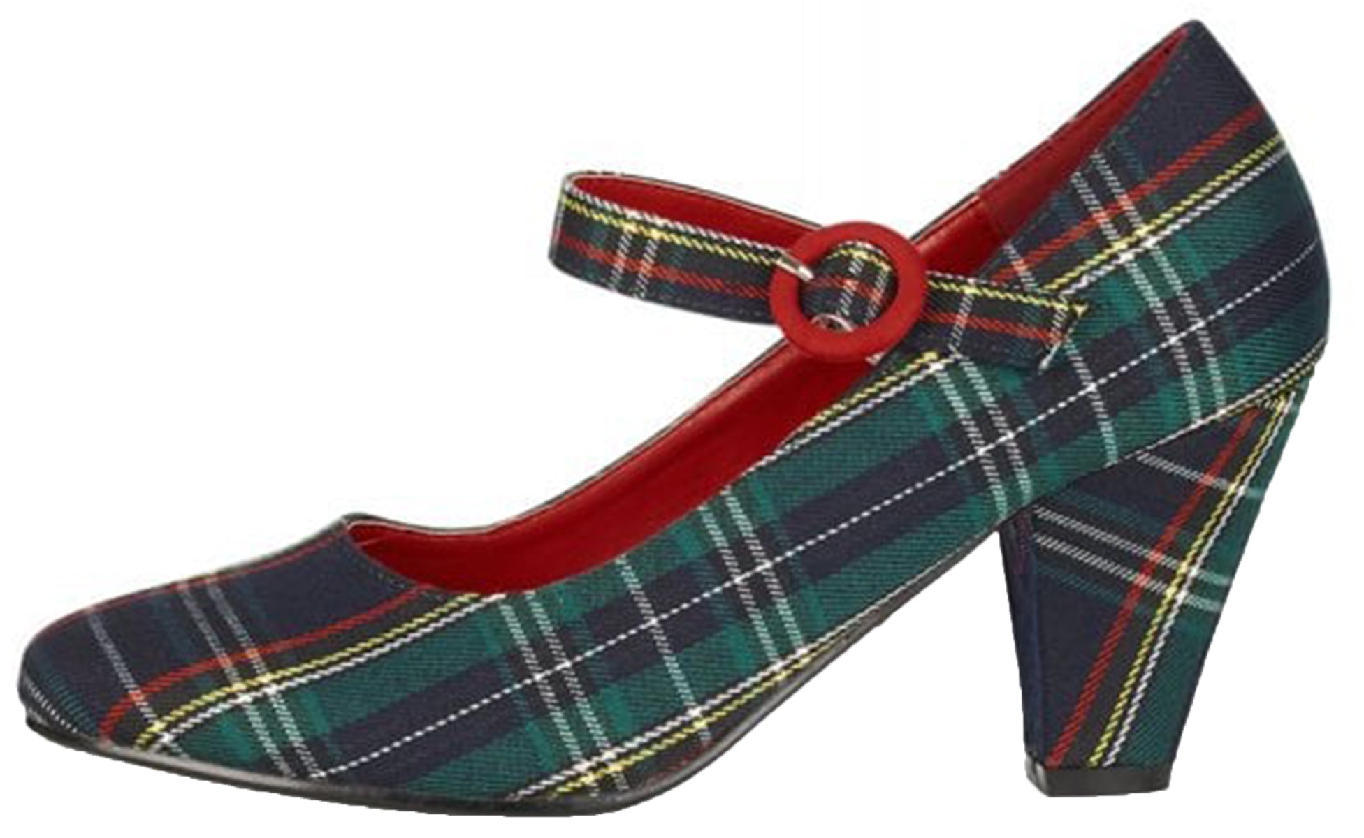 Lulu_Hun_MARIANNE_Vintage_TARTAN_Karo_Mary_Jane_PUMP_High_Heel_Blau-2