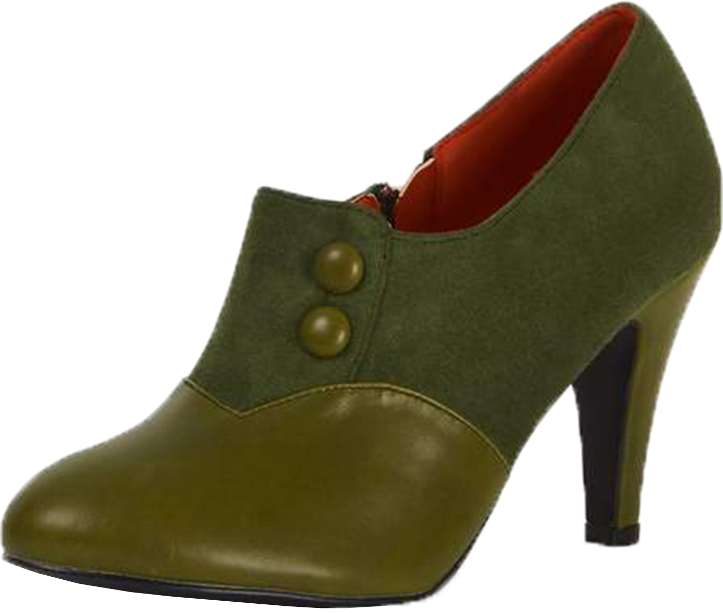 Lulu_Hun_MARIA_Vintage_PIN_UP_Stiefelette_FAUX_SUEDE_High_Heels_Gruen-1