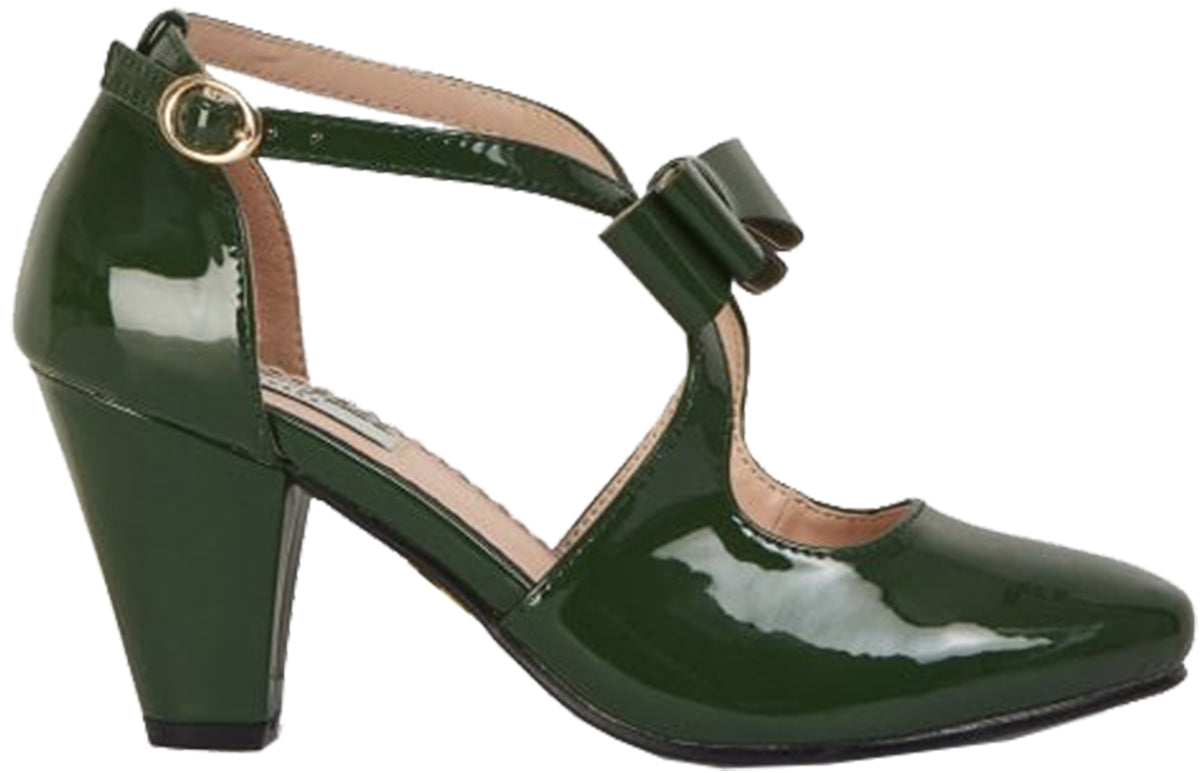 Lulu_Hun_MONA_Vintage_PUMPS_High_Heels_Dunkelgruen2