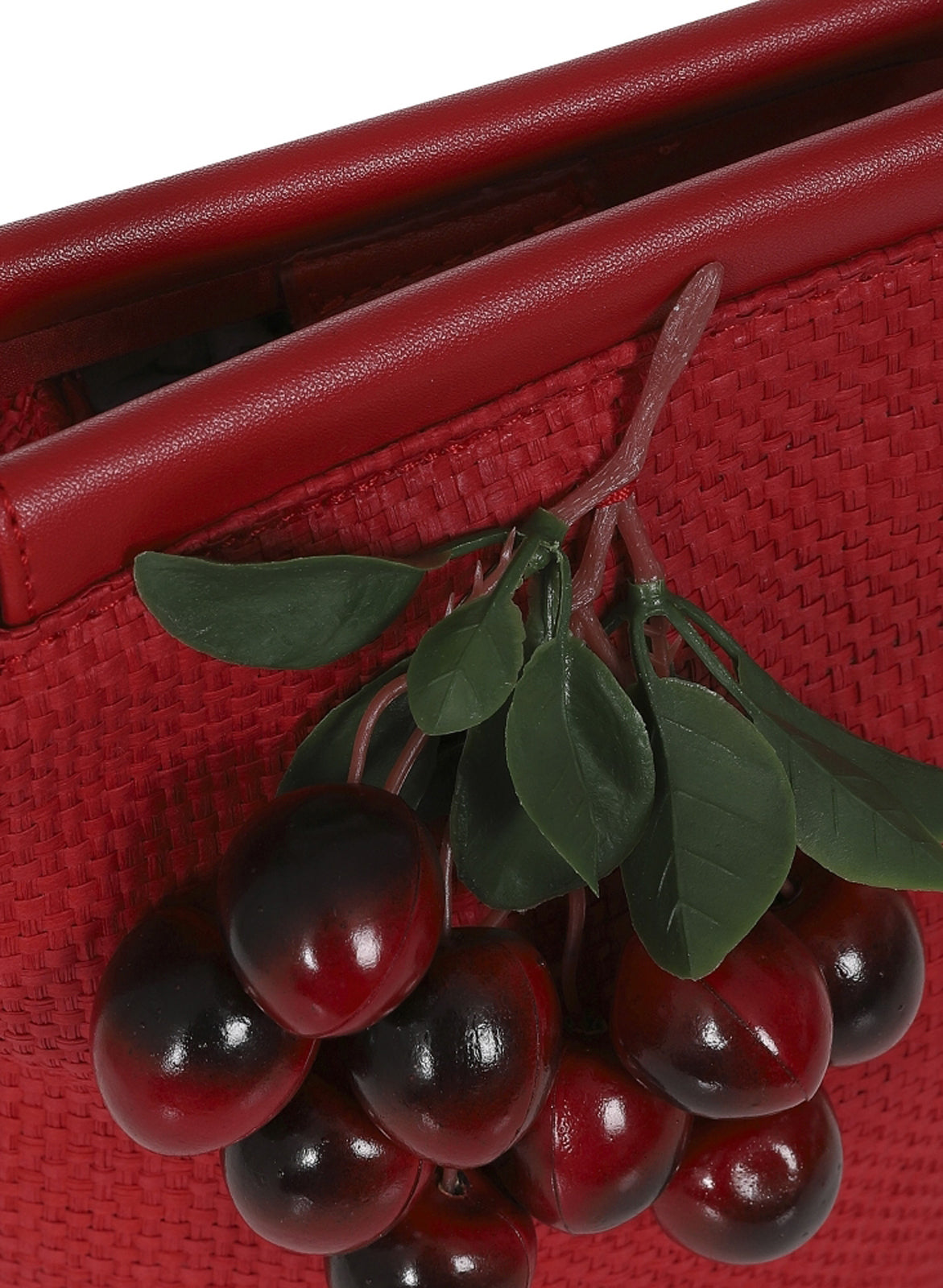 Lulu_Hun_OLGA_CHERRY_Vintage_KIRSCHEN_Bambushenkel_WOVEN_BAG_Handtasche_killer_kirsche1