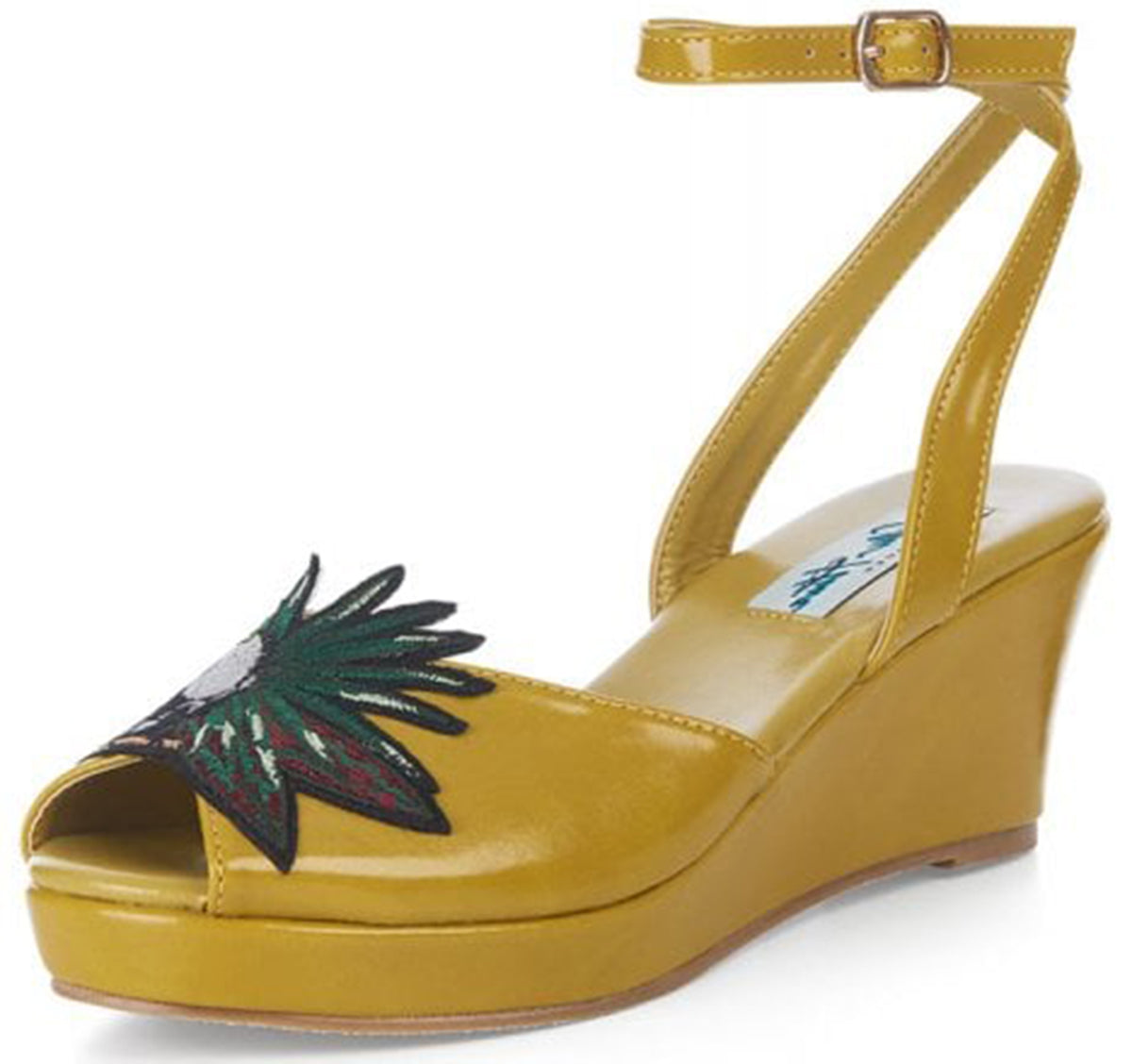 Lulu_Hun_SHELBY_Vintage_TROPICAL_TOUCAN_Tukan_Peeptoe_WEDGES_Schuhe-1