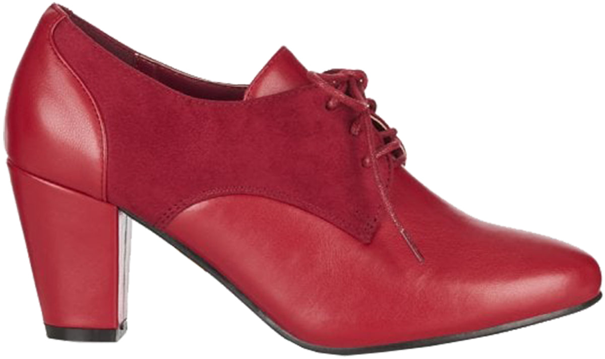 Lulu_Hun_VERA_Vintage_3-Eye_STIEFELETTEN_Schnuerschuhe_PUMPS_Maroon2lj3E1QCY5PIGD