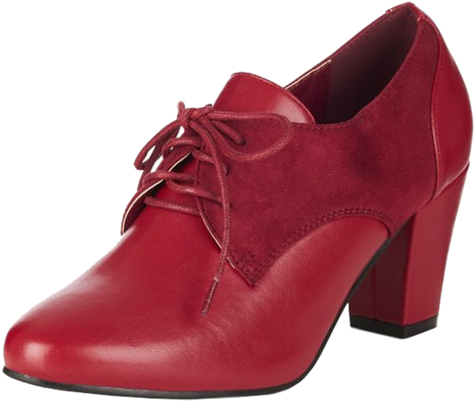 Lulu_Hun_VERA_Vintage_3-Eye_STIEFELETTEN_Schnuerschuhe_PUMPS_Maroon_killer_kischebtXQFc8XavN5V