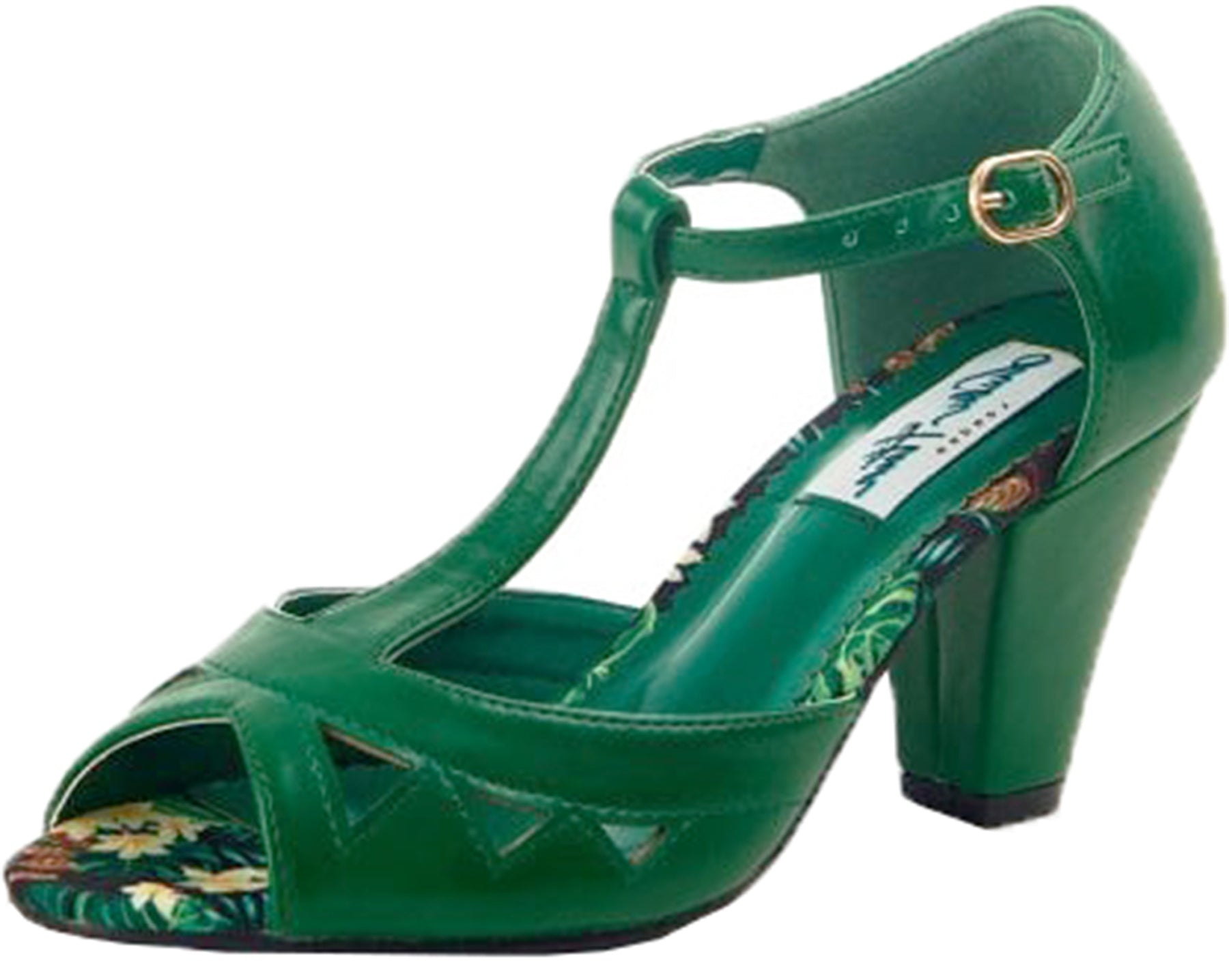 Lulu_Hun_VERONICA_Vintage_PIN_UP_T-Strap_Riemchen_PUMP_High_Heel_Gruen_killer_kirsche