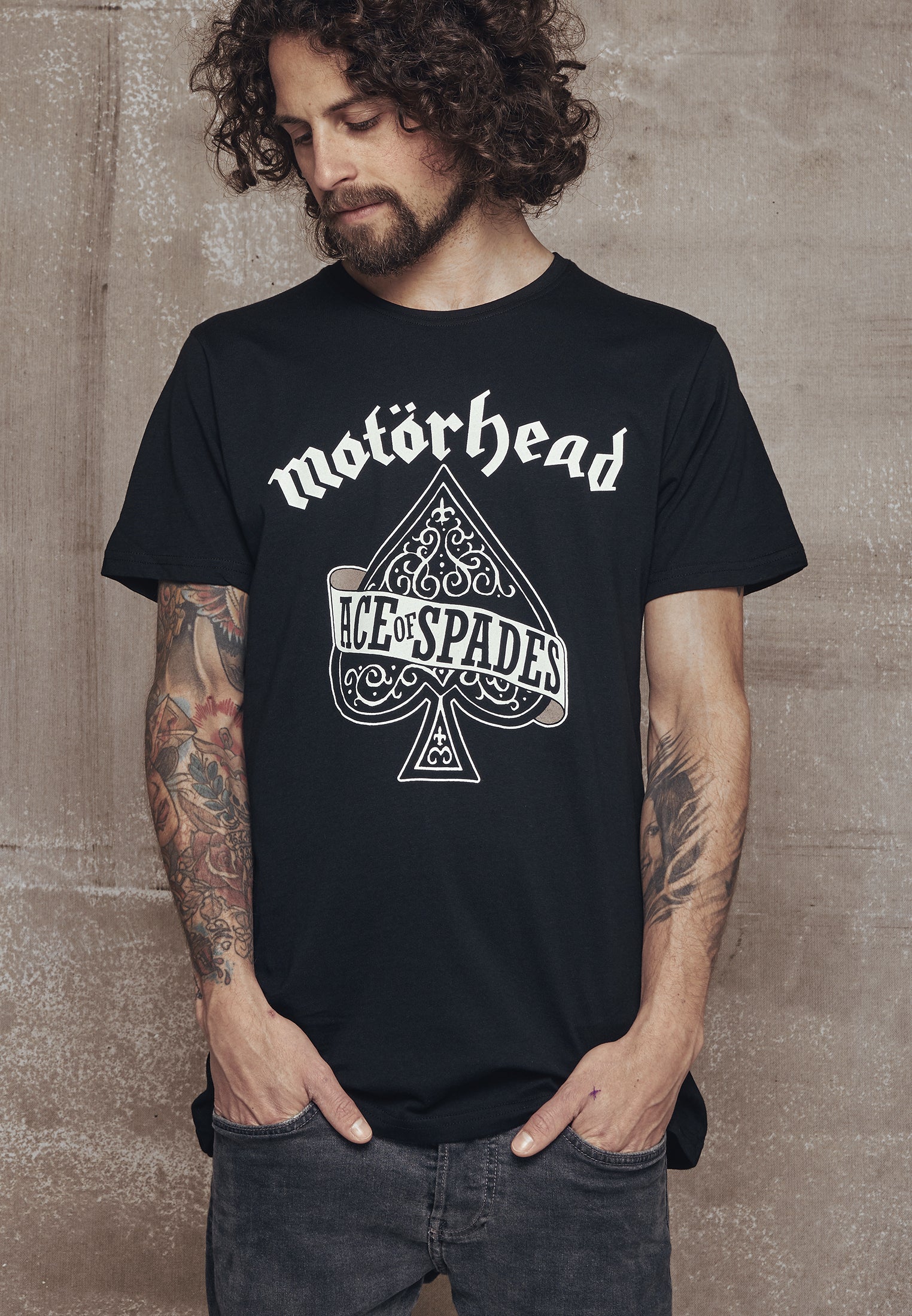 MOToeRHEAD_Kurzarm_Ace_Of_Spades_LOGO_Rundhals_HERREN_Oberteil_T-SHIRT-3zlaa8EDZEyW6O