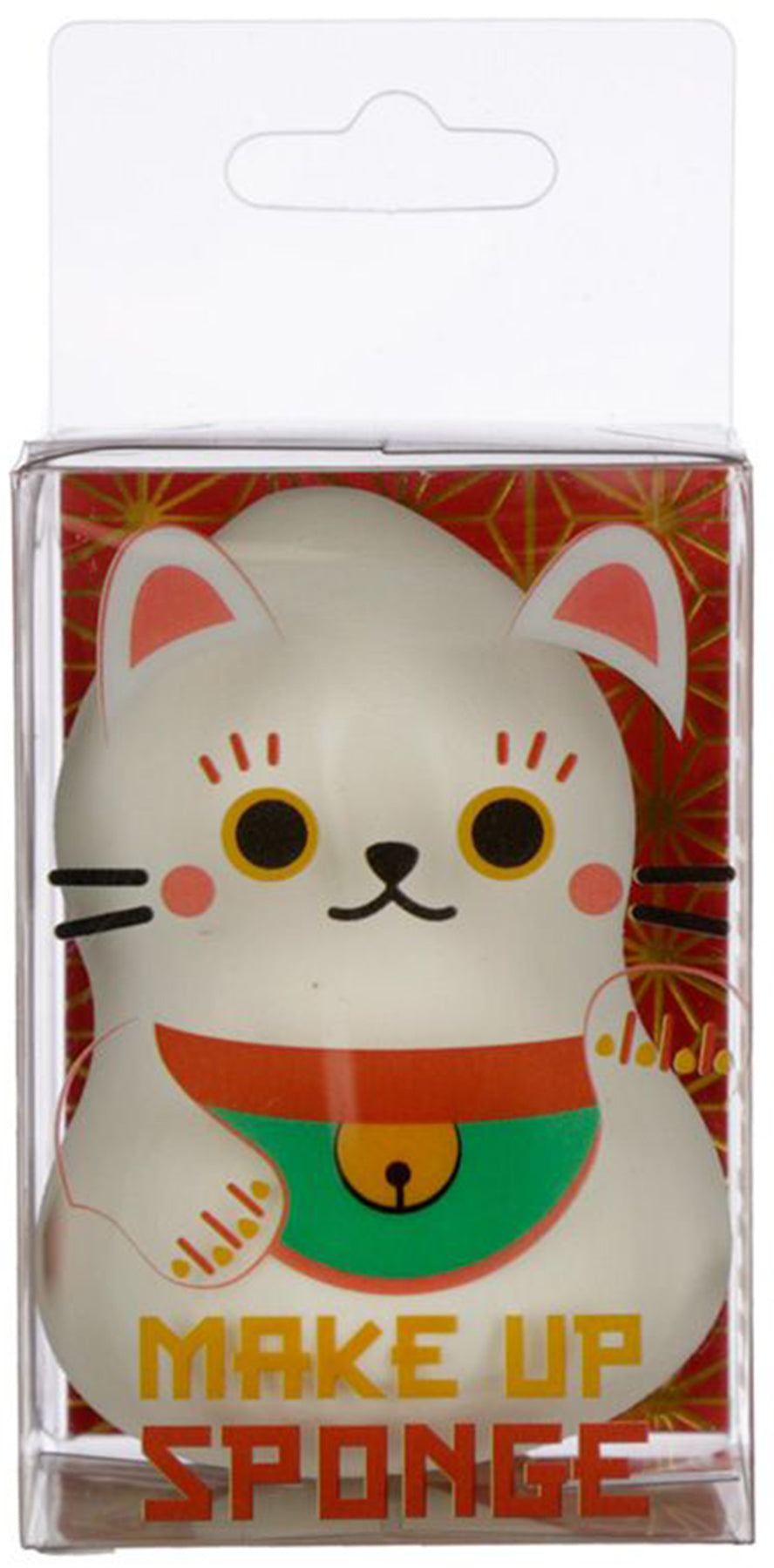 Maneki_Neko_Glueckskatze_weisser_Make-Up_Blender_Schwamm_killer_kirsche_1