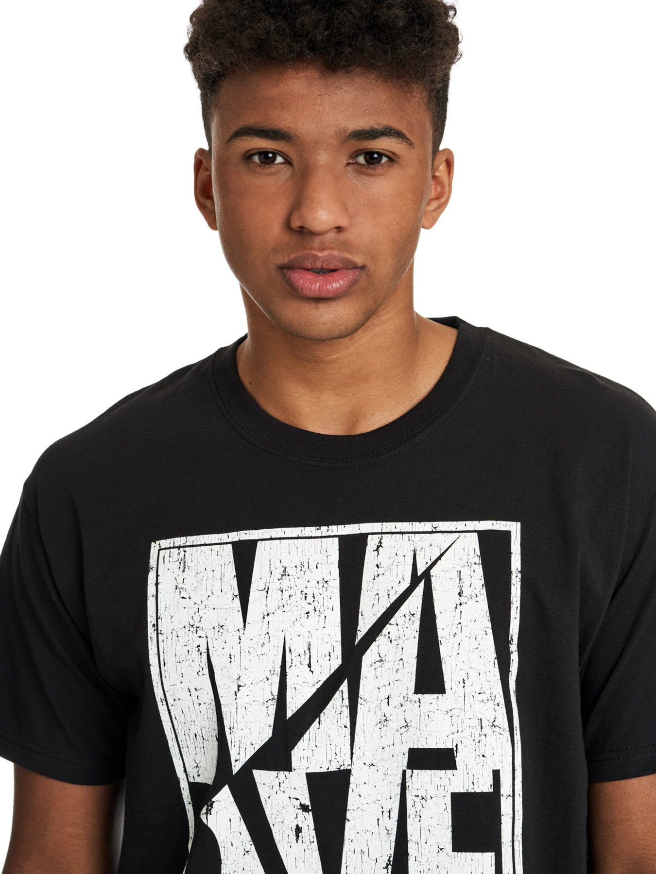 Marvel_MIX_MOTIV_Retro_RUNDHALS_Kurzarm_Herren_T-SHIRT_Oberteil_Schwarz_killer_kirsche_4