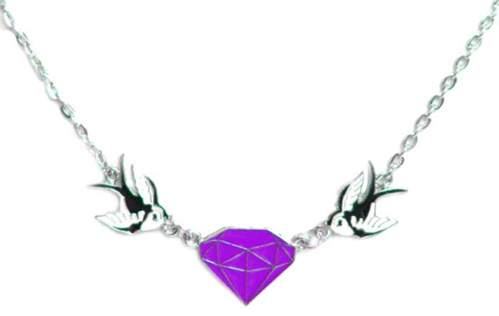 Oldschool_SWALLOW_Schwalben_Diamond_HALSKETTE_lilaLnCSUFEOglQc4