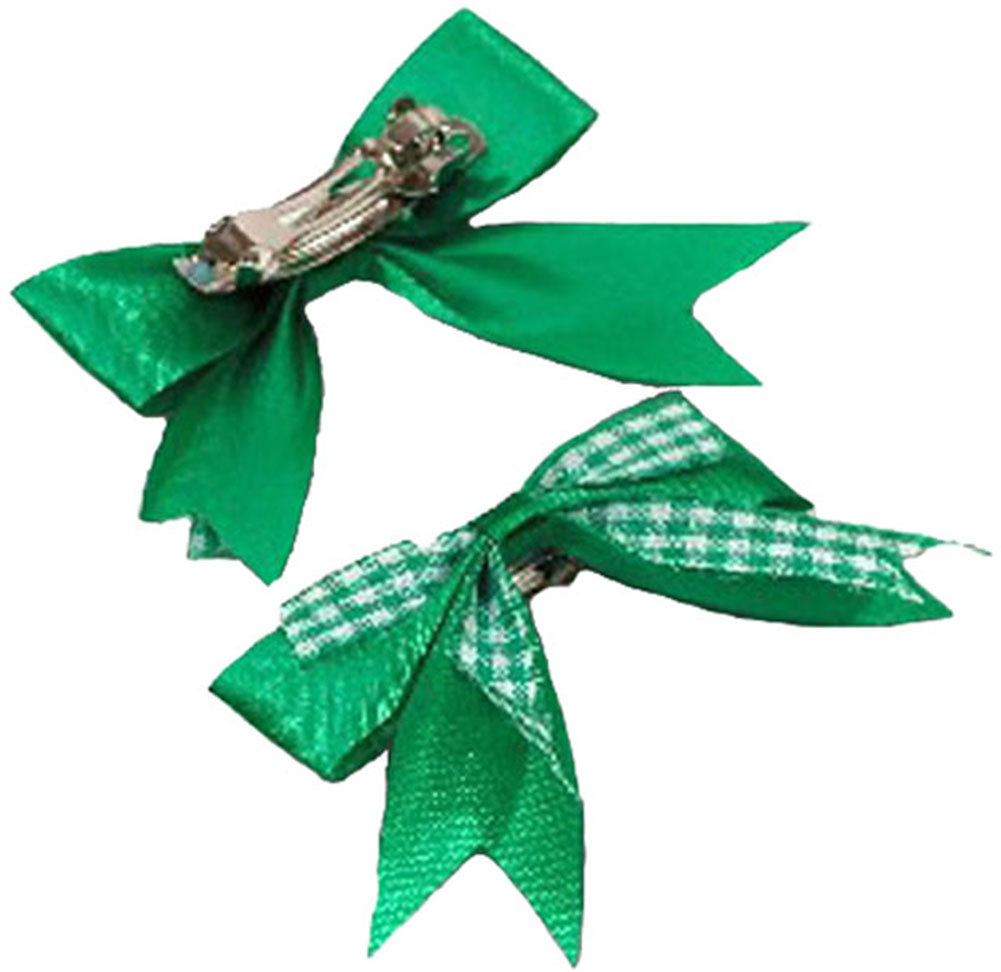 PEPITA_Bow_HAARSPANGEN_-_1_Paar_gruen
