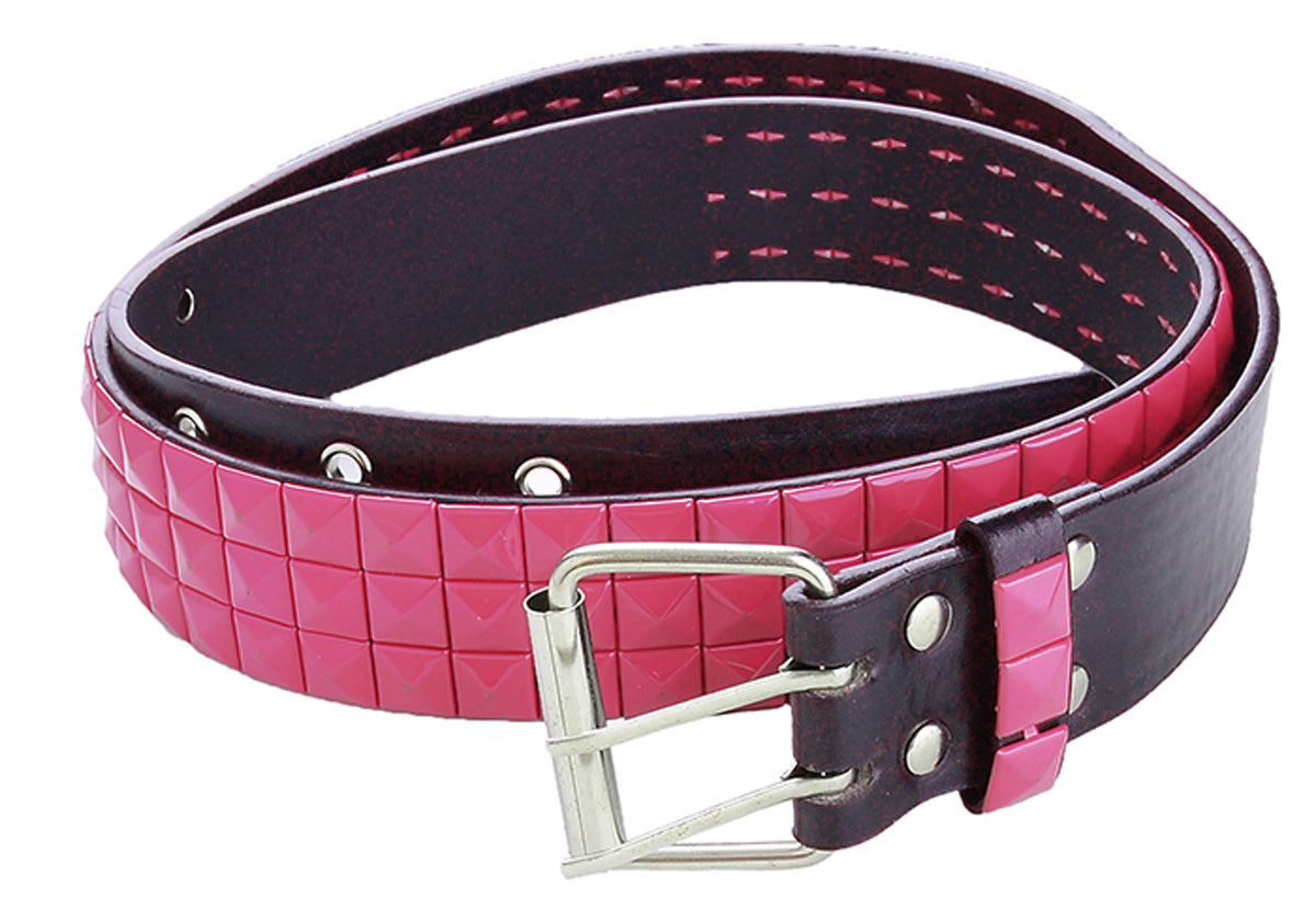 PINK_Nieten_STUDDED_Nietenguertel_-_3-reihig