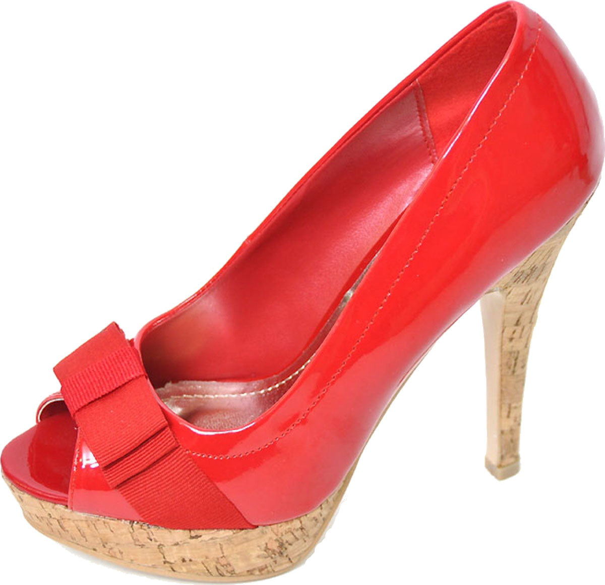 PIN_UP_Lack_BOW_Schleifen_Burlesque_PEEP_TOES_-_Rot0xKU99XkyO83F