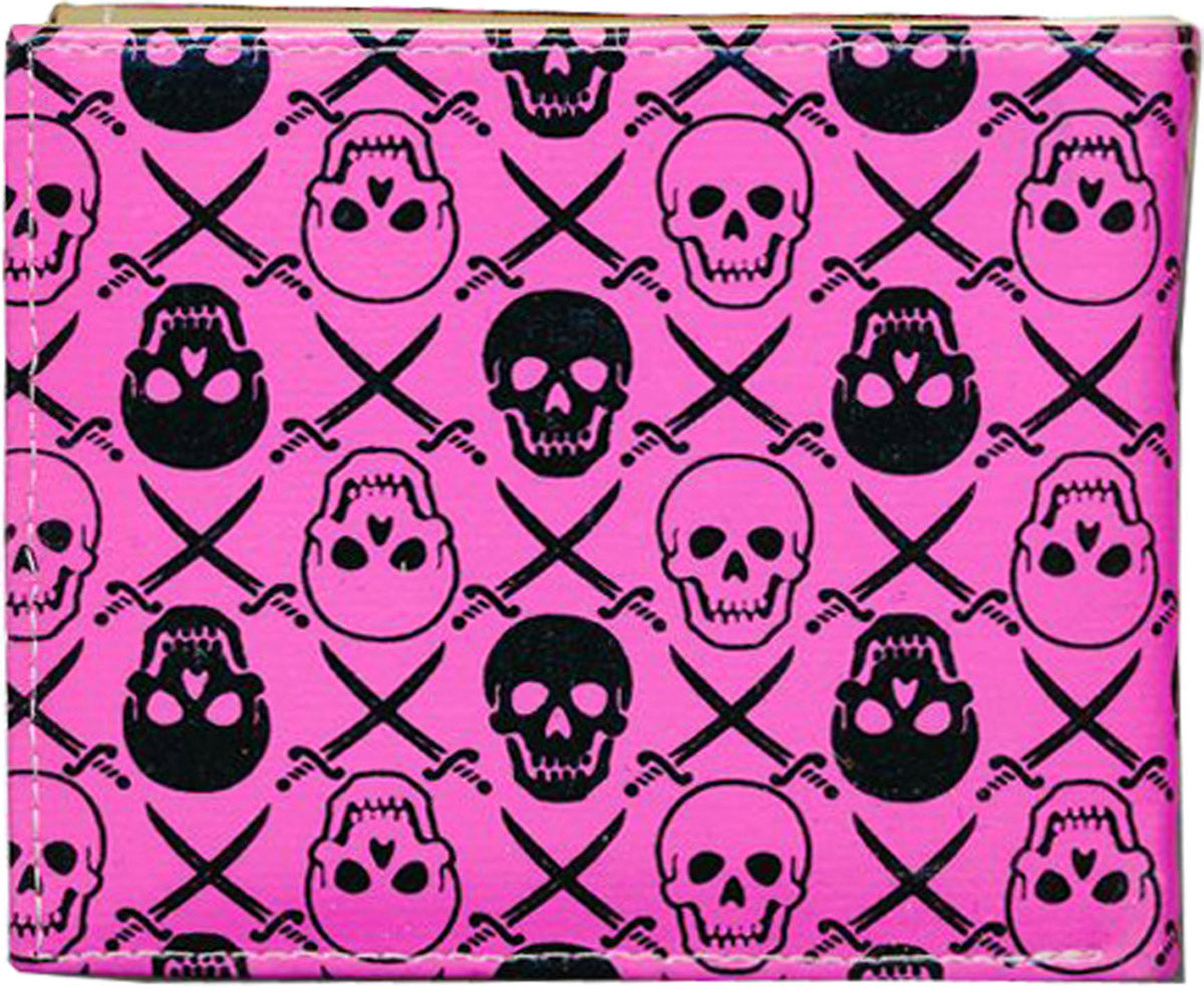 PIRATE_SKULL_Totenkopf_Geldbeutel_pink
