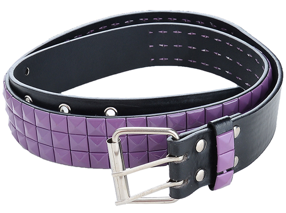 PURPLE_Nieten_STUDDED_Nietenguertel_-_3-reihig_killer_kirschexbaV3Ps8TGYxU