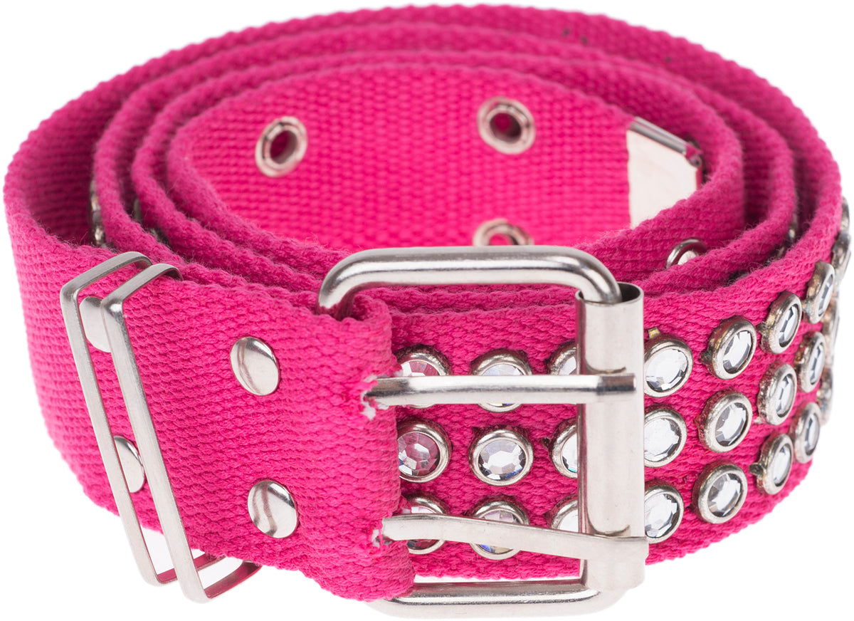 Pinker_3-reihiger_Strass_Nietenguertel_killer_kirscheSkEcCnZV0oO4S