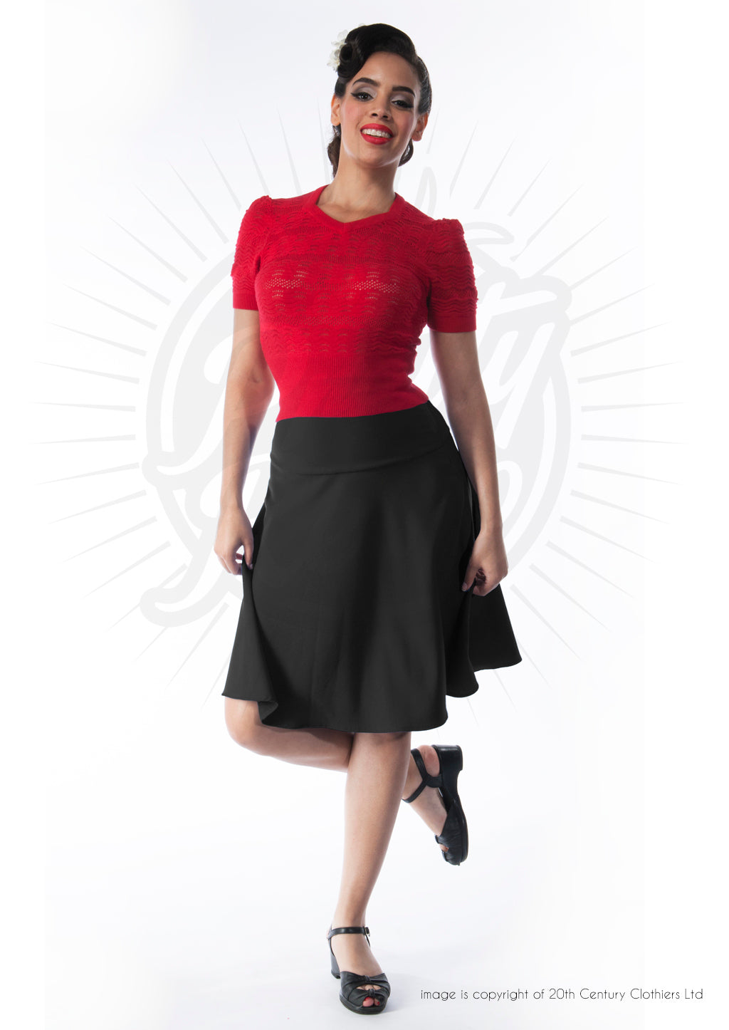 Pretty_Retro_40s_SWING_SKIRT_Vintage_HIGH_WAIST_Nostalgic_A-Linie_Rock_Schwarz_killer_kirsche_2ZX1q5r2jpH2x9
