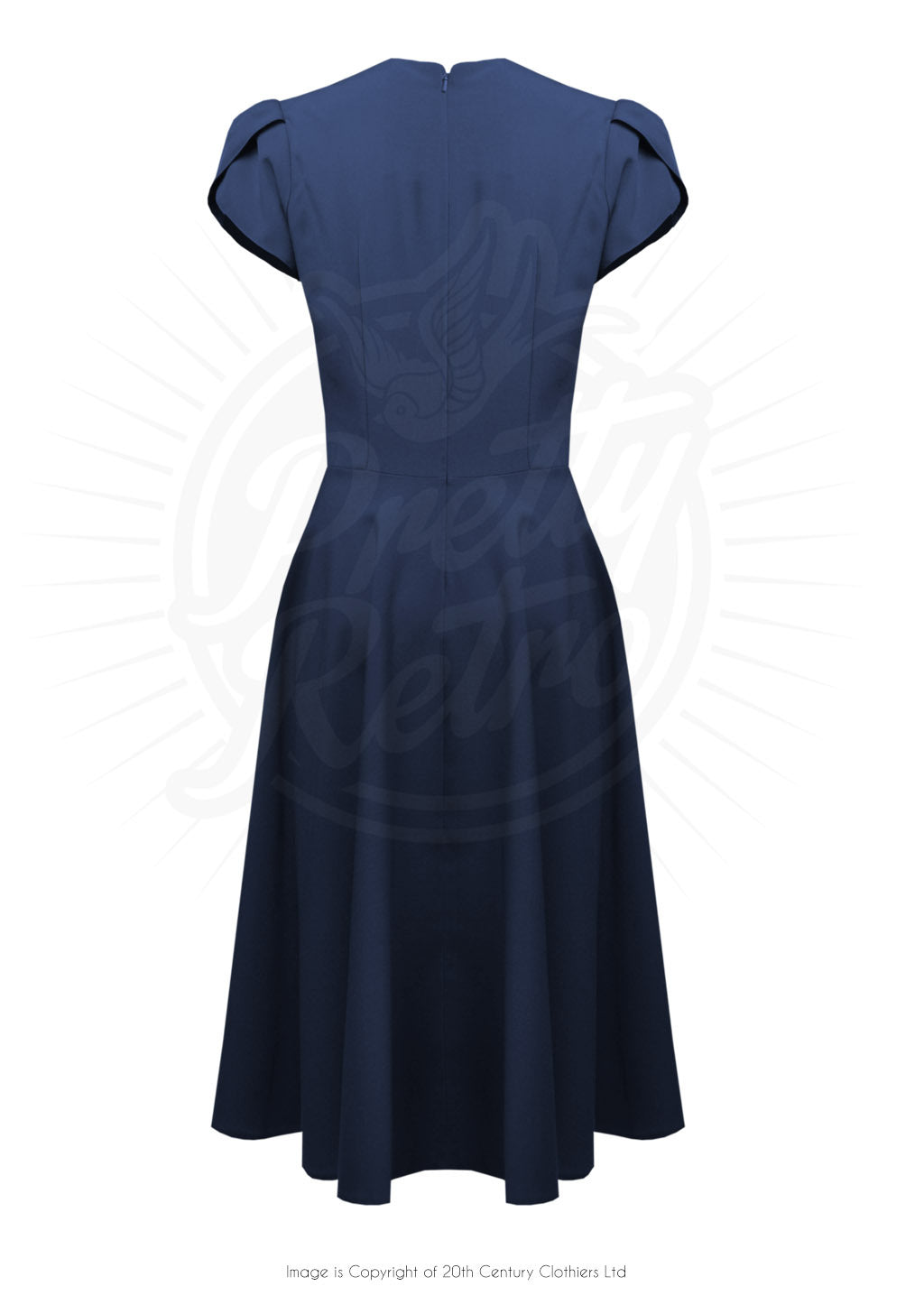 Pretty_Retro_50s_SWING_DRESS_Vintage_PLEATED_Kurzarm_Swing_KLEID_Navy_killer_kirsche_3oNGUYSB0mqxKD