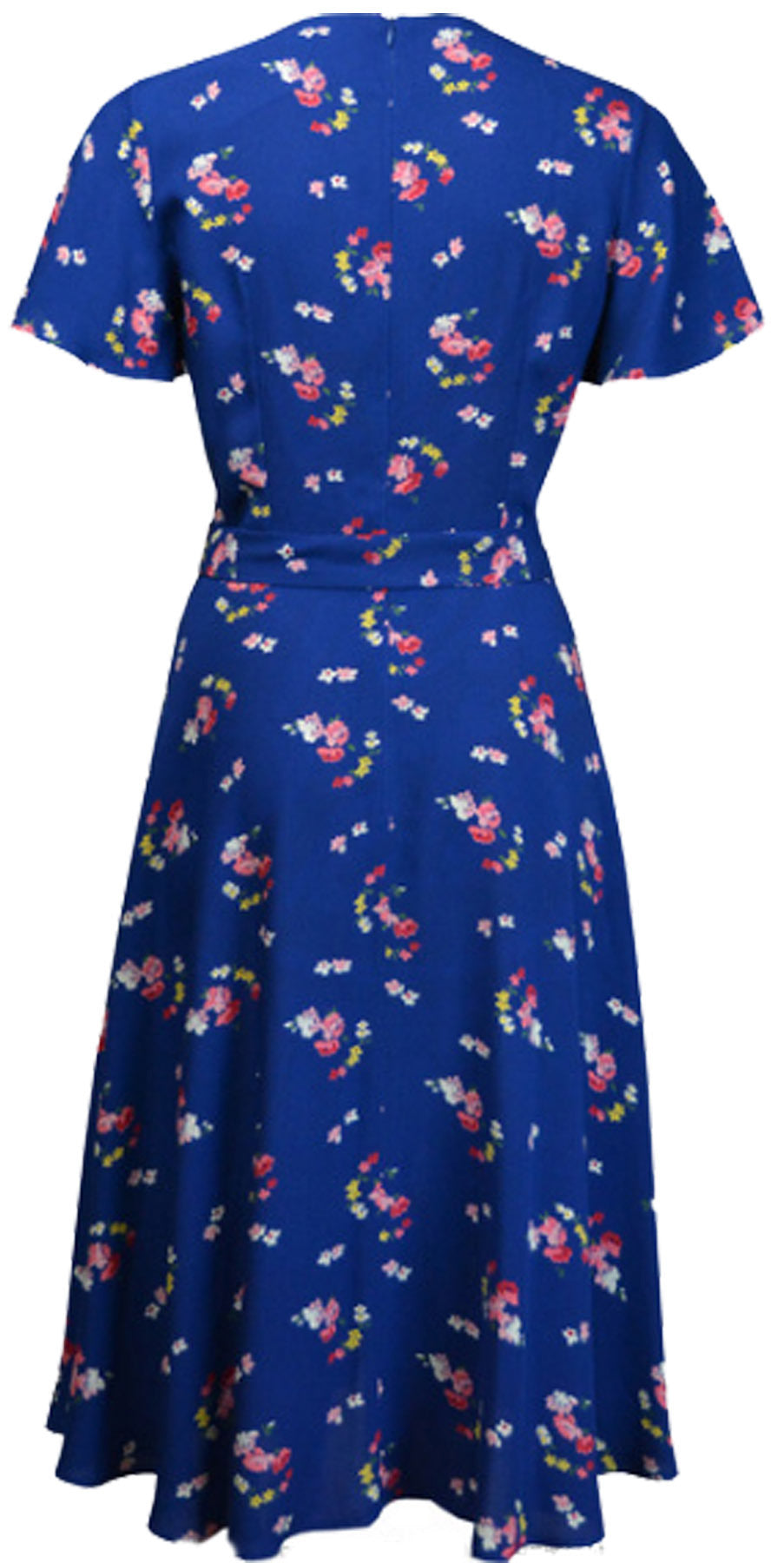 Pretty_Retro_LAUREN_50s_FLORAL_Blumen_Kurzarm_TEA_DRESS_40s_A-LINIE_KLEID_killer_kirsche_2