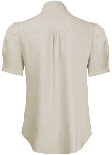Pretty_Retro_PUSSY_BOW_Vintage_40s_BLOUSE_Kurzarm_SCHLUPPENBLUSE_Creme_killer_kirsche