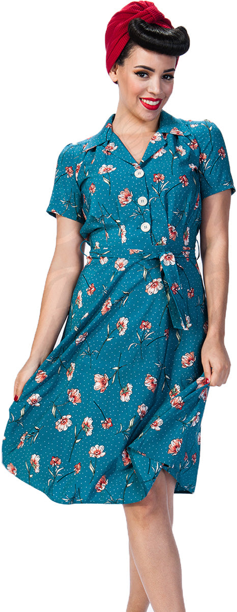 Pretty_Retro_SHIRT_DRESS_Punkte_FLORAL_40s_BUTTONED_Hemd_KLEID-20ynva7aueuws9