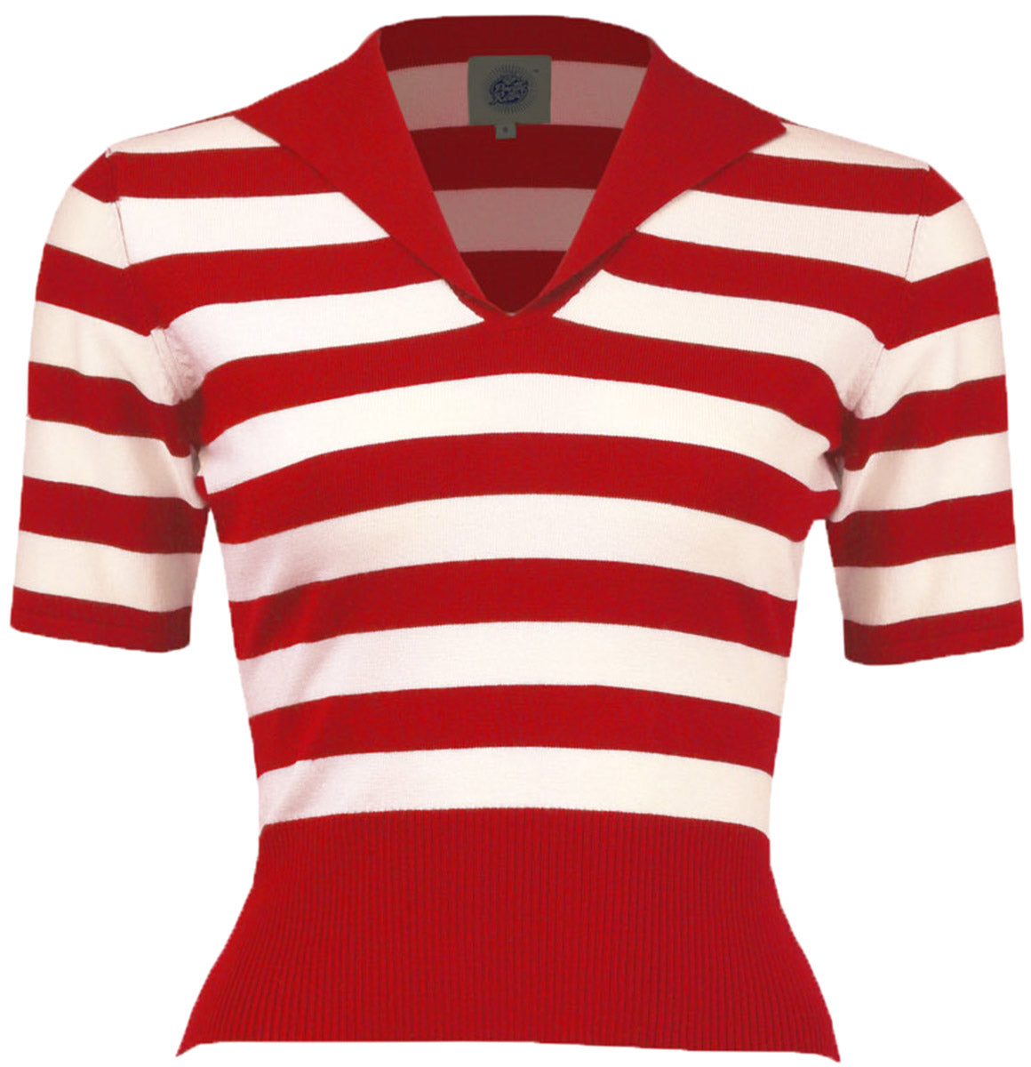 Pretty_Retro_SWEATER_Kurzarm_STRIPED_Feinstrick_SHIRT_Oberteil_Rot-1JjeRgk0RBtlxQ