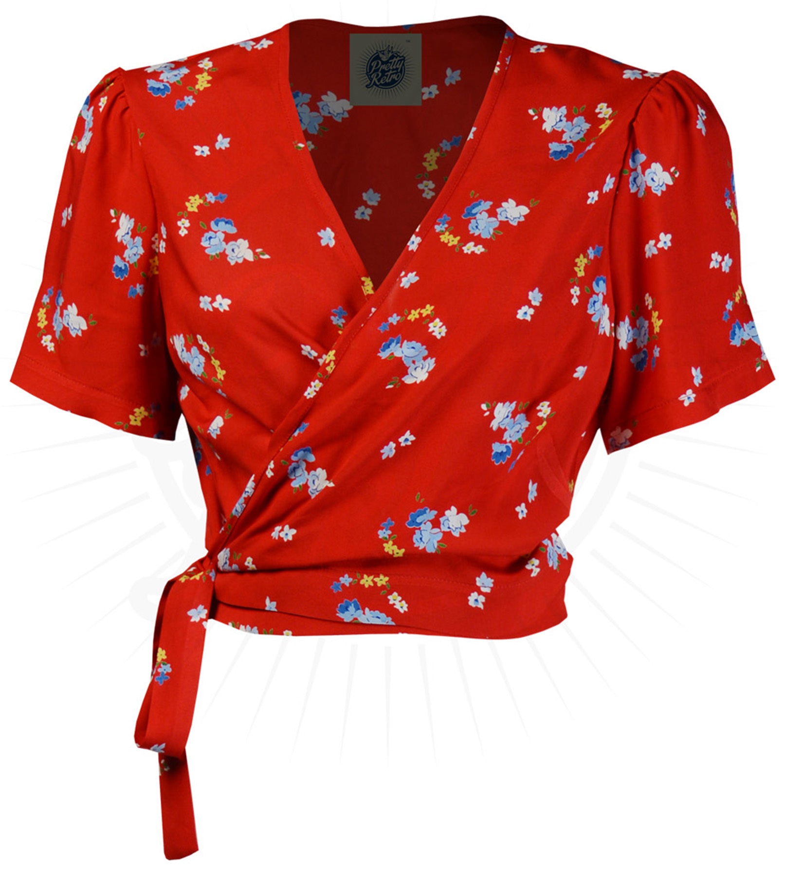Pretty_Retro_VINTAGE_FLORAL_Blumen_Kurzarm_V-NECK_40s_WRAP_TOP_Wickelbluse_-_Rot_killer_kirsche_1dMAO84TylQ8eH