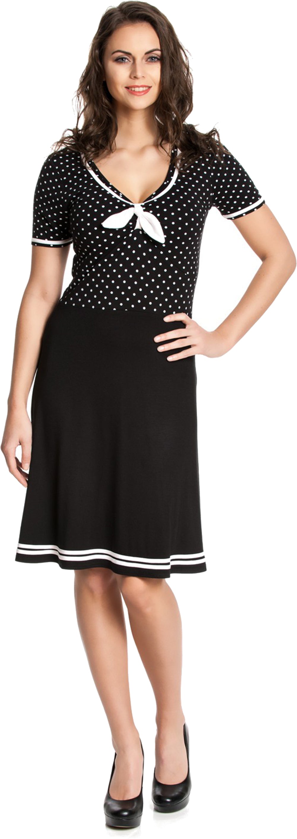 Pussy_Deluxe_SAILOR_DOTTIES_Polka_Dots_Knot_Punkte_50s_Dress_KLEID_schwarzlwjesTUk707r5