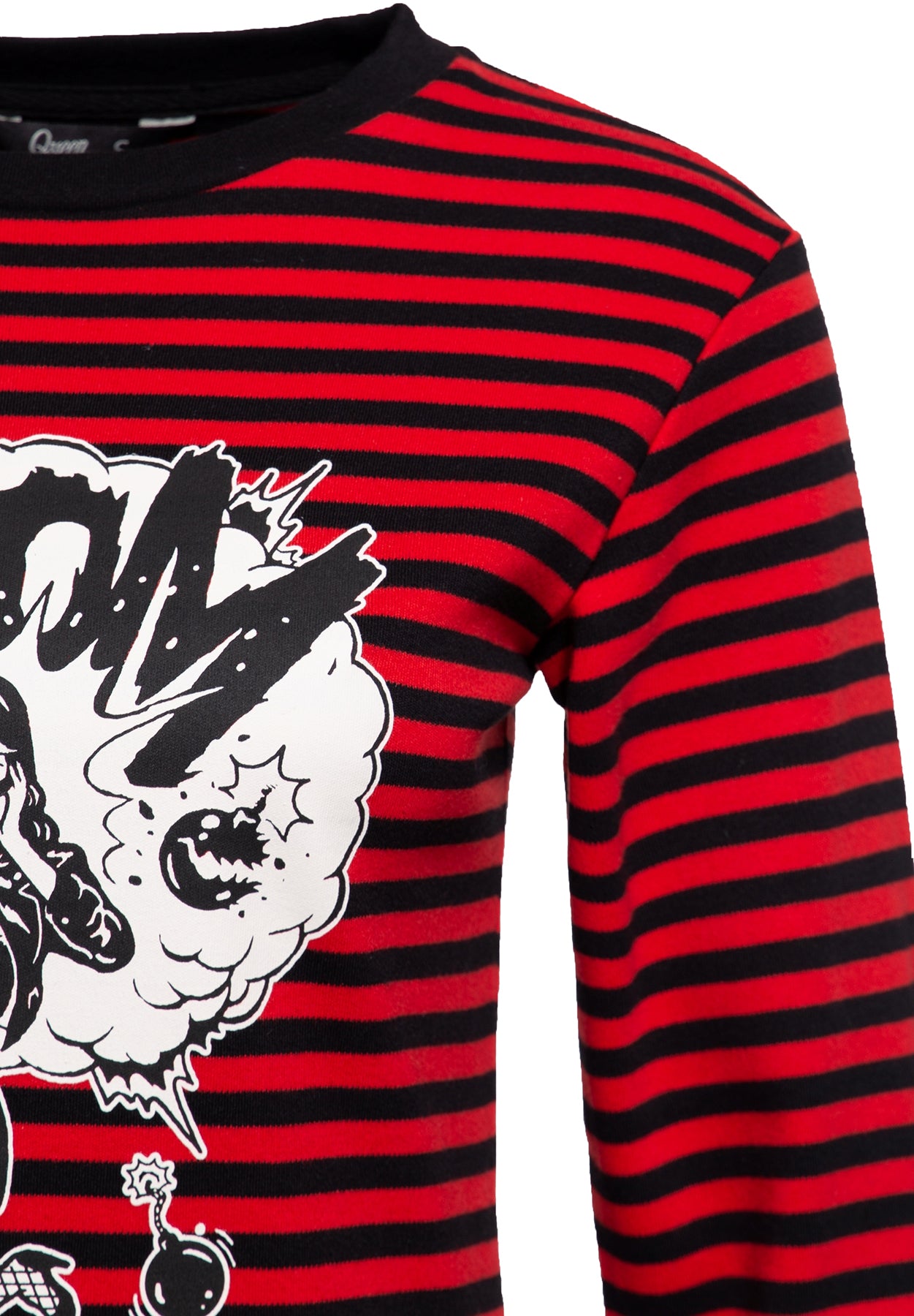 Queen_Kerosin_BOMB_DEVIL_STRIPED_Longsleeve_Boom_MOTIV_Langarm_SHIRT_Oberteil_Killer_Kirsche-3