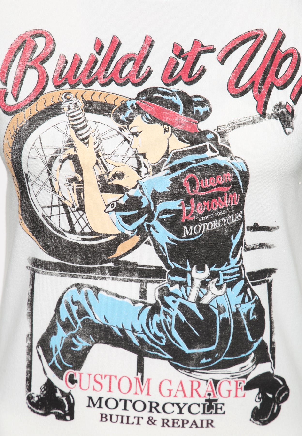 Queen_Kerosin_BUILT_IT_UP_Frontprint_Contrast_Retro_MOTIV_Kurzarm_T-SHIRT_Oberteil_-_Beige_killer_kirsche_5