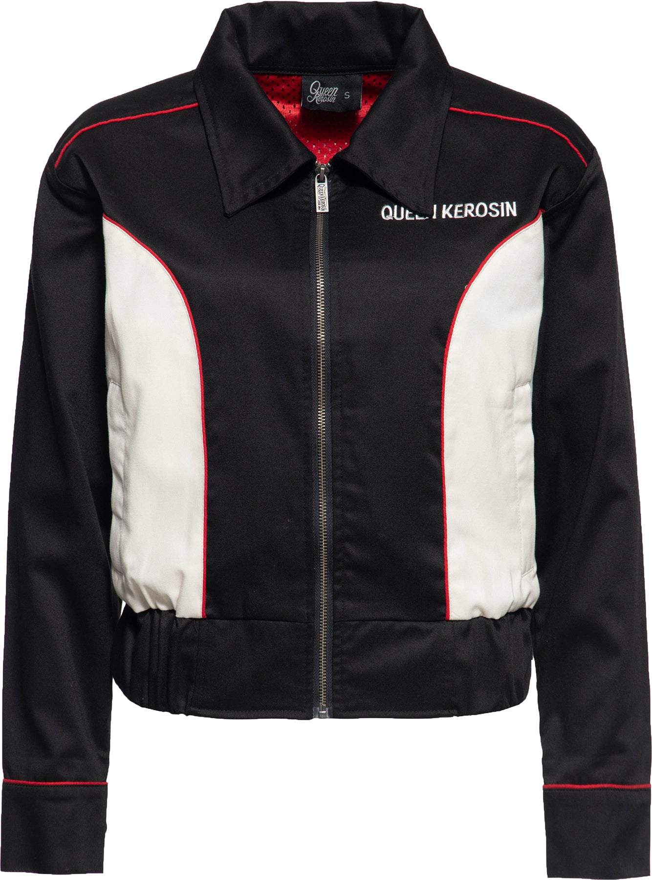 Queen_Kerosin_CALIFORNIA_GABARDINE_Retro_Embroidery_Stick_WORKWEAR_JACKET_Killer_Kirsche-2