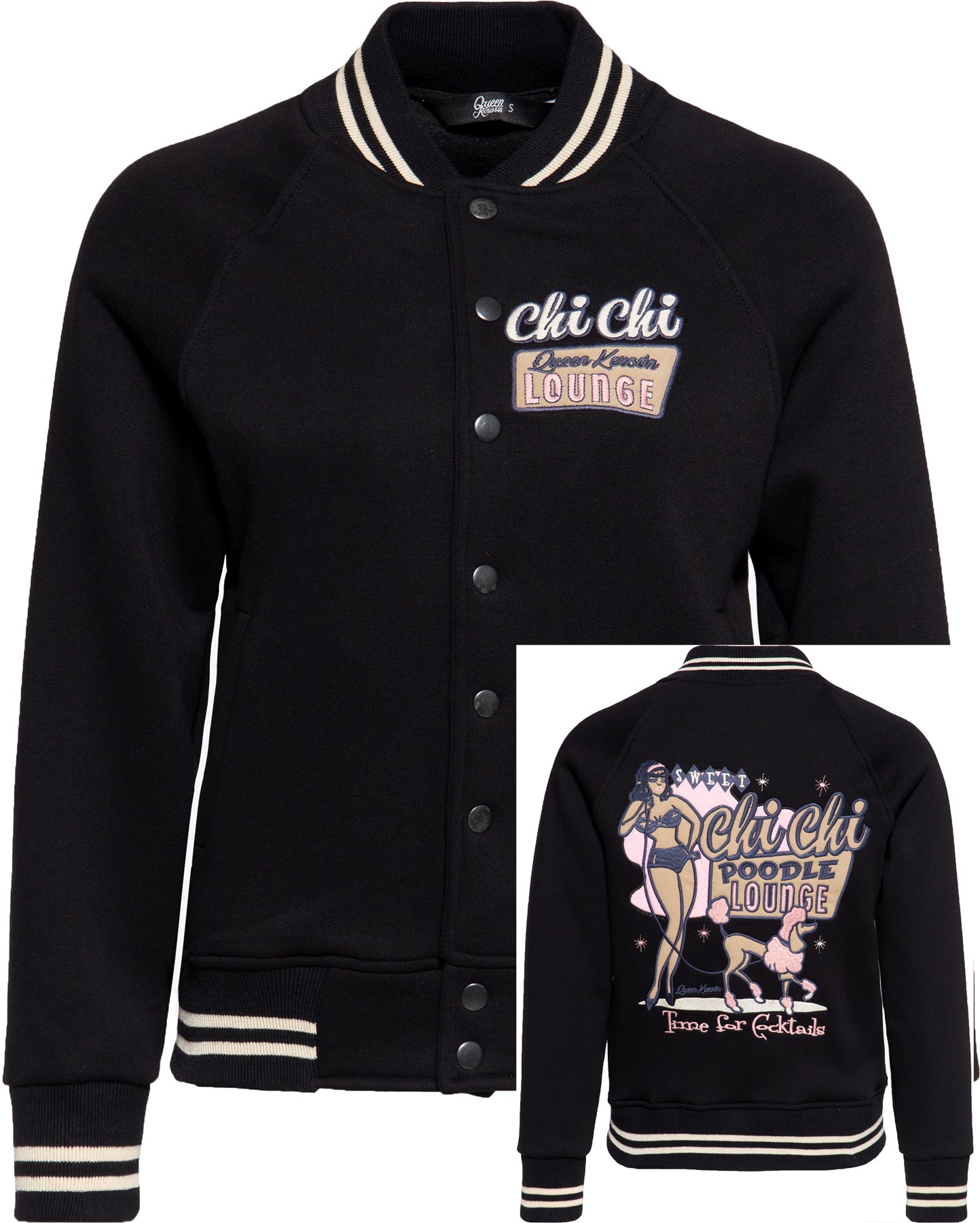 Queen_Kerosin_CHI_CHI_50s_PIN_UP_Poodle_Stick_Baseball_COLLLEGE_JACKE_Schwarz_Killer_Kirsche-06kMBBJkLLLO5S