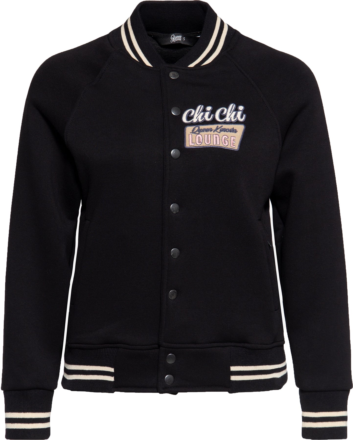 Queen_Kerosin_CHI_CHI_50s_PIN_UP_Poodle_Stick_Baseball_COLLLEGE_JACKE_Schwarz_Killer_Kirsche-1