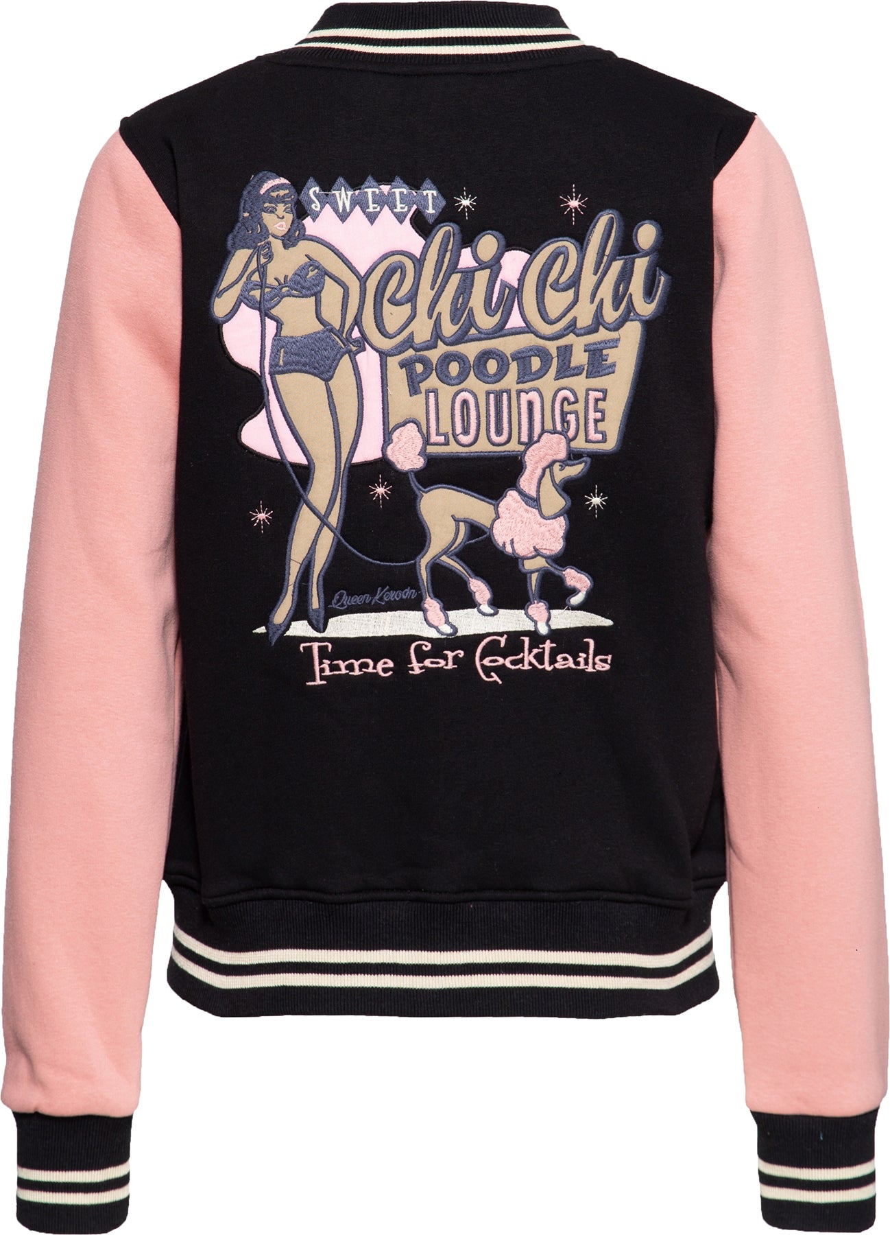 Queen_Kerosin_CHI_CHI_50s_PIN_UP_Stick_Baseball_COLLLEGE_JACKE_Black_Mimoza_Killer_Kirsche-2